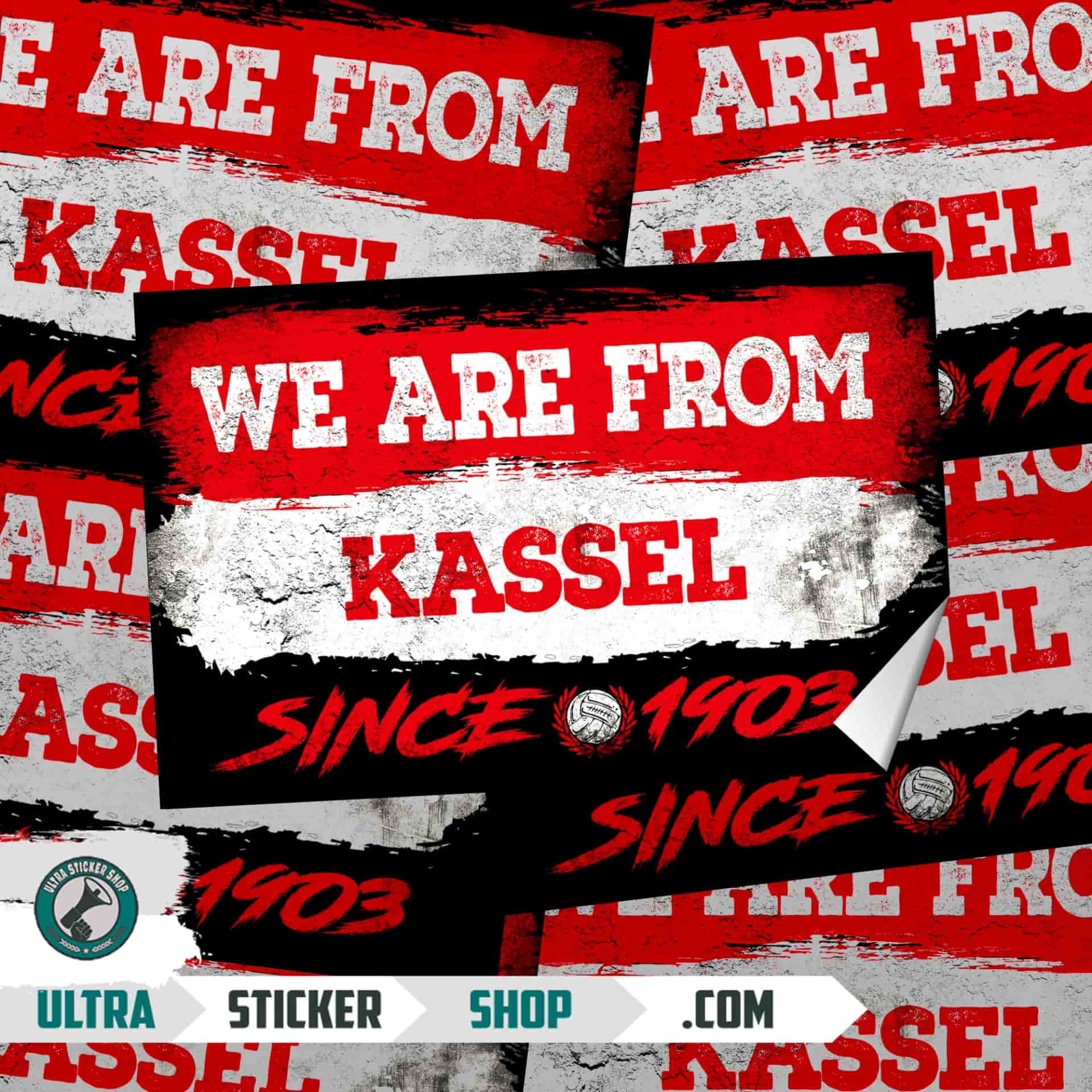 We Are From Kassel 1903 Aufkleber