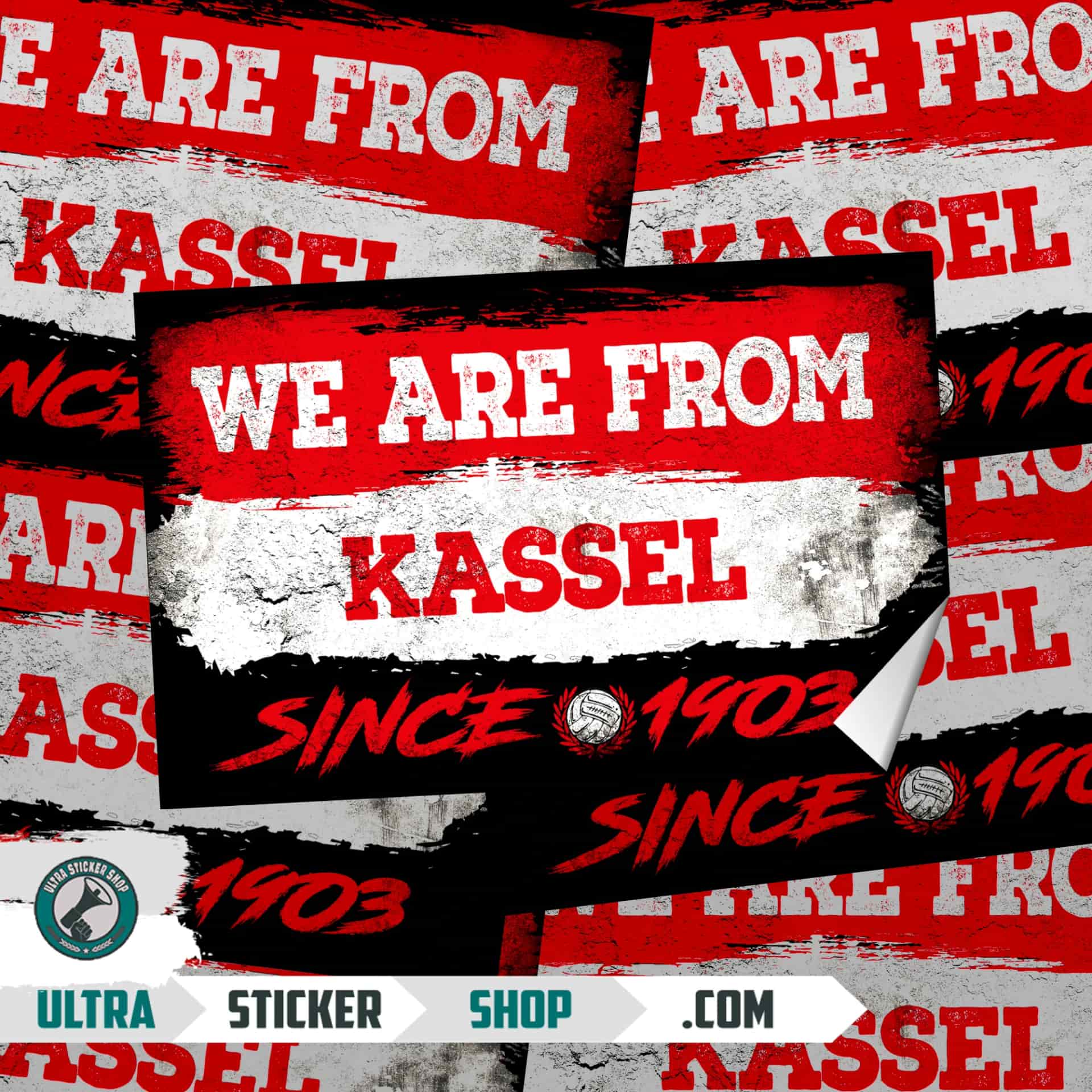 We Are From Kassel 1903 Aufkleber