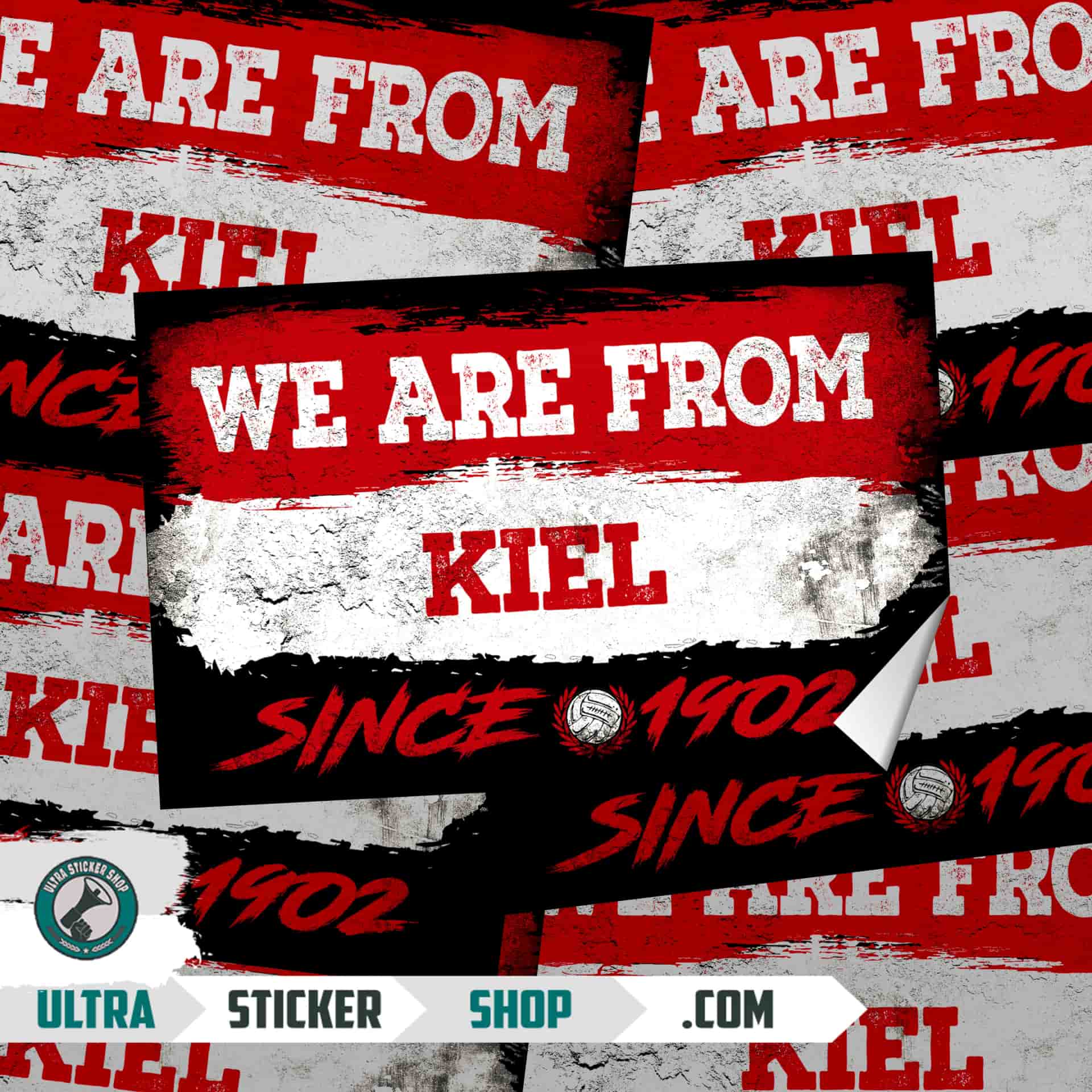 We Are From Kiel 1902 Aufkleber