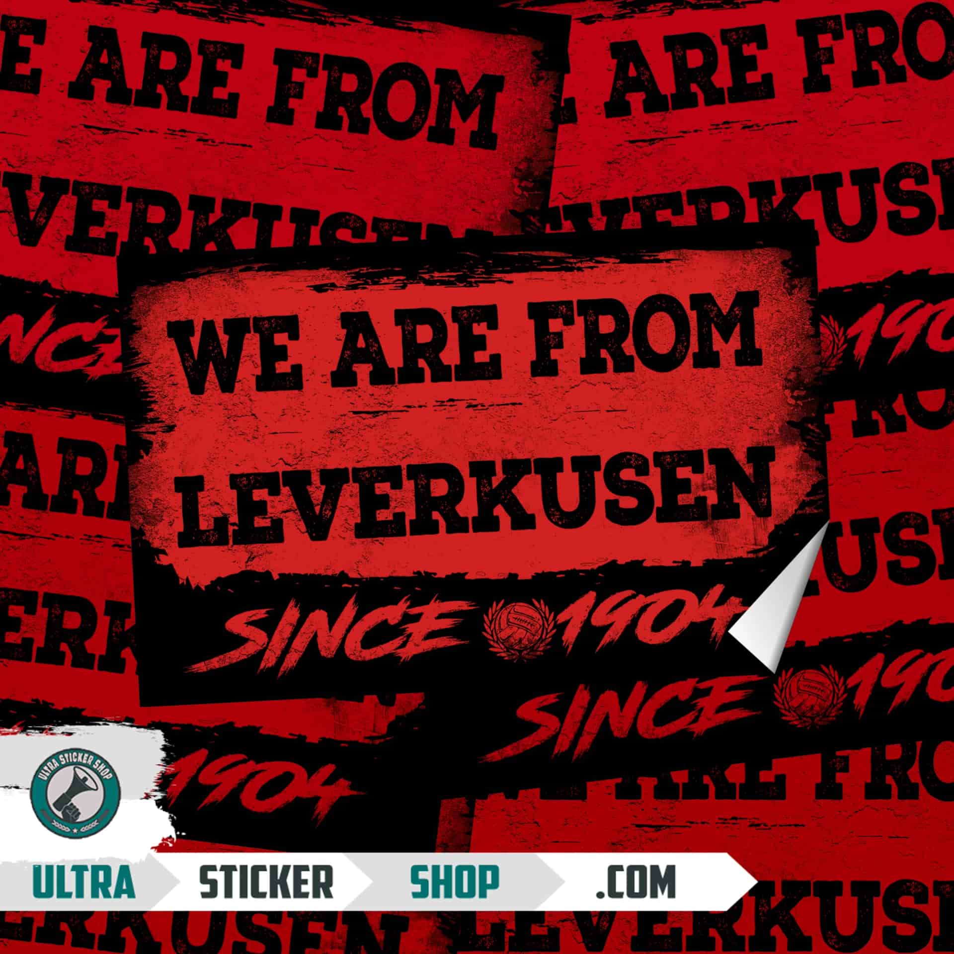 We are from Leverkusen since 1904 Aufkleber
