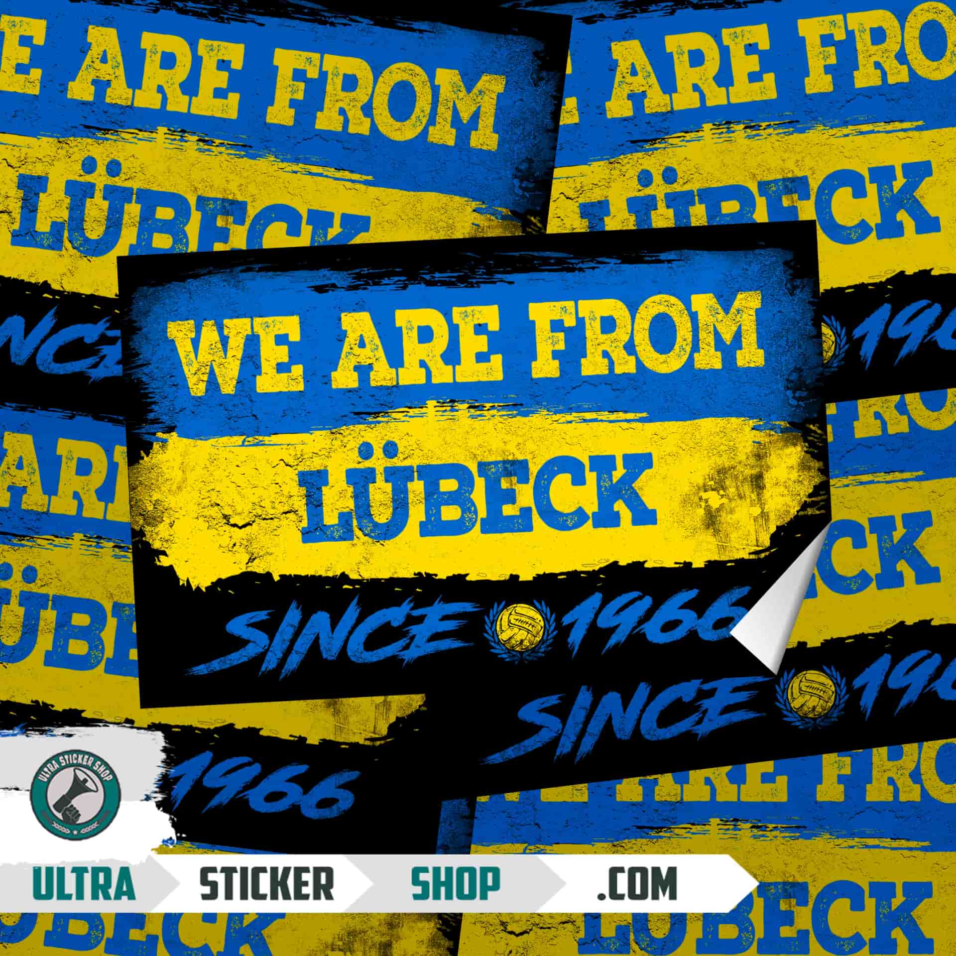 We Are From Lübeck 1966 Aufkleber