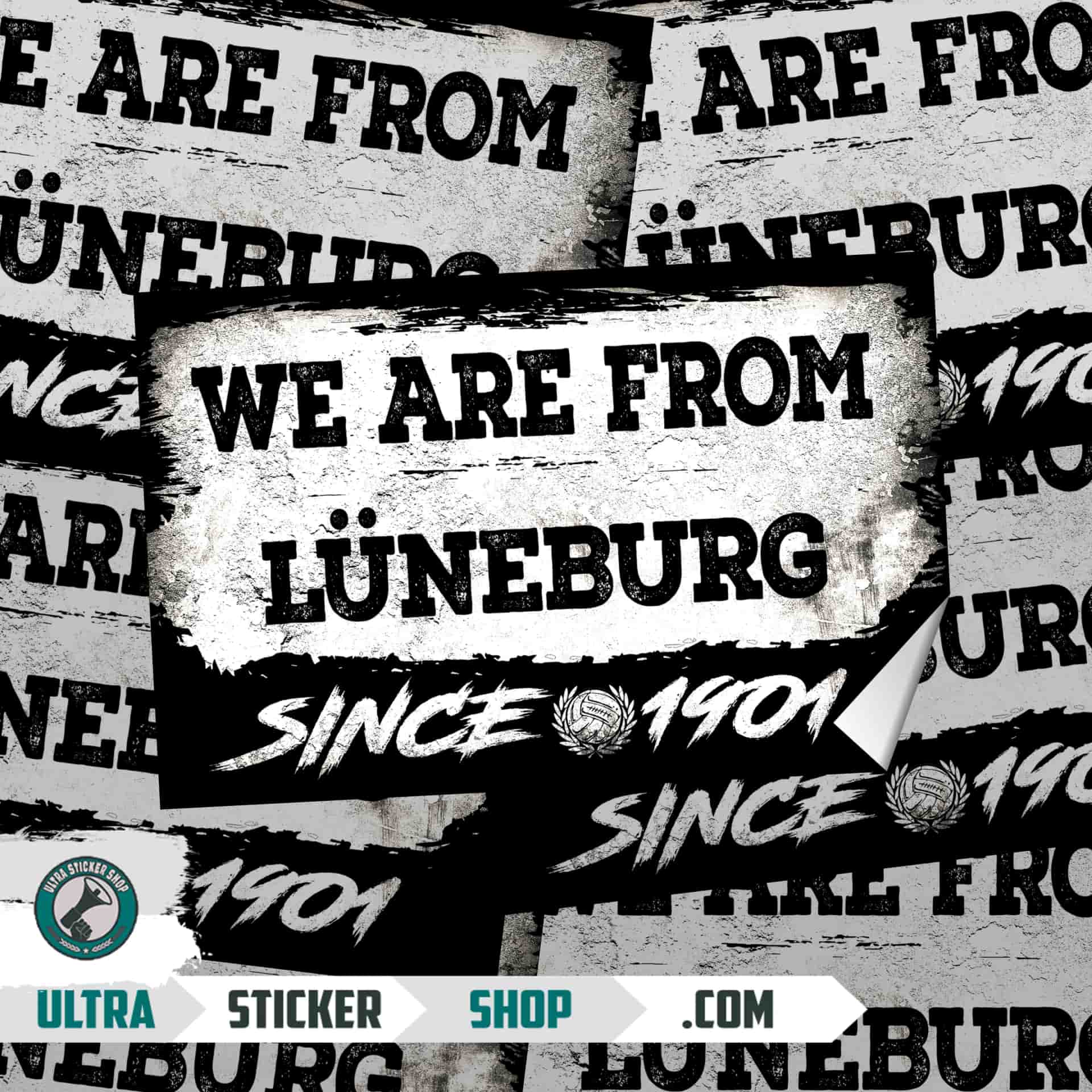 We Are From Lüneburg 1901 Aufkleber