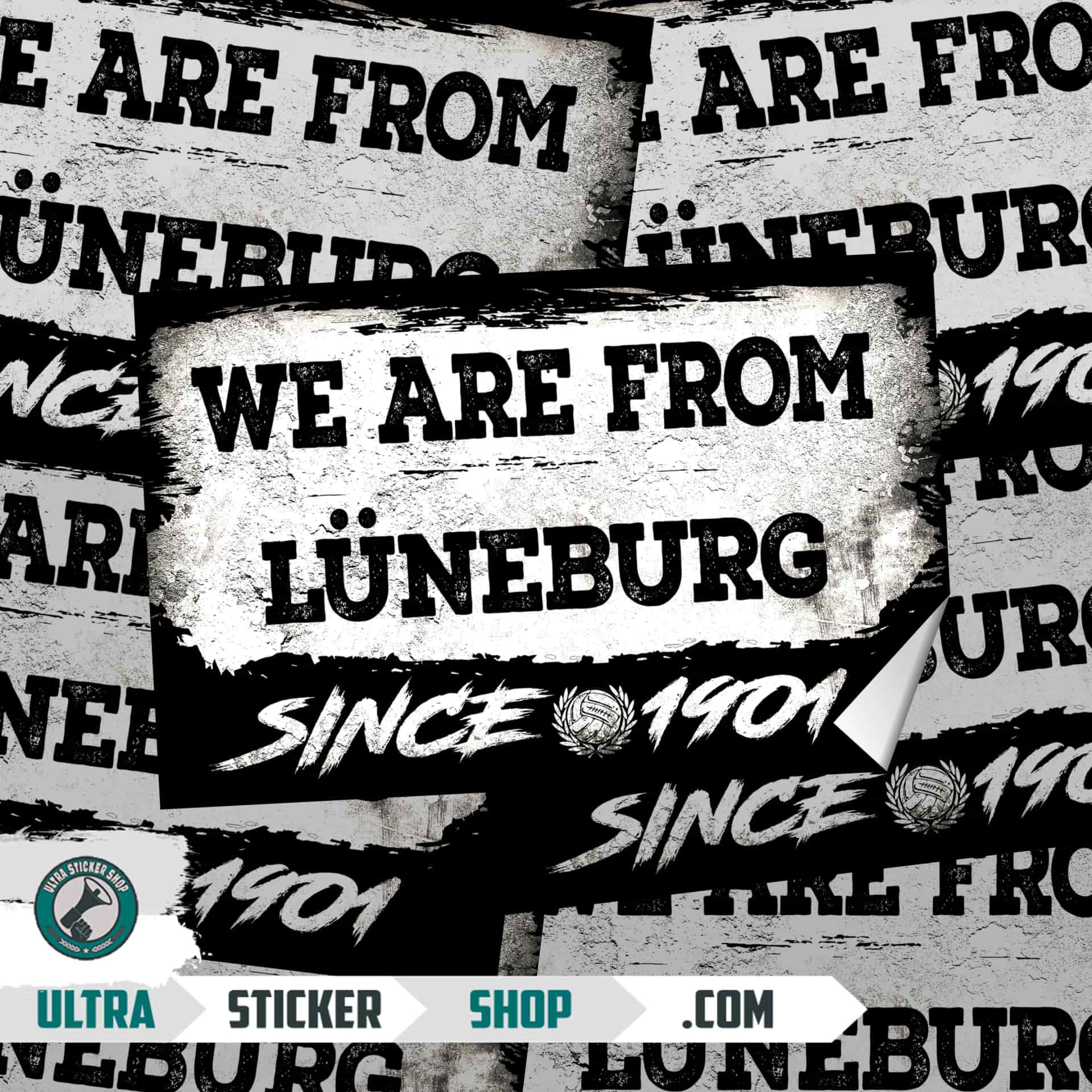 We Are From Lüneburg 1901 Aufkleber