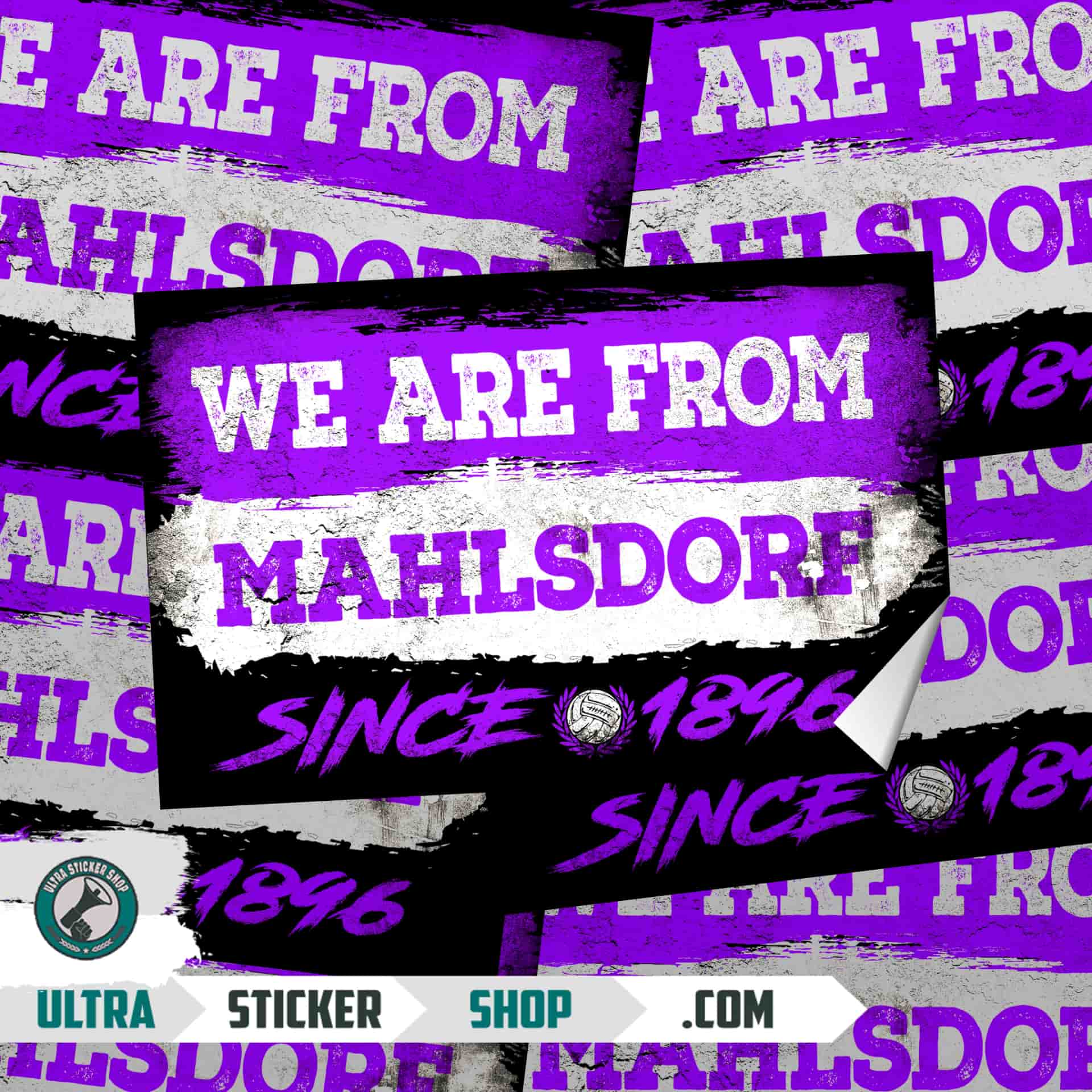 We Are From Mahlsdorf 1896 Aufkleber