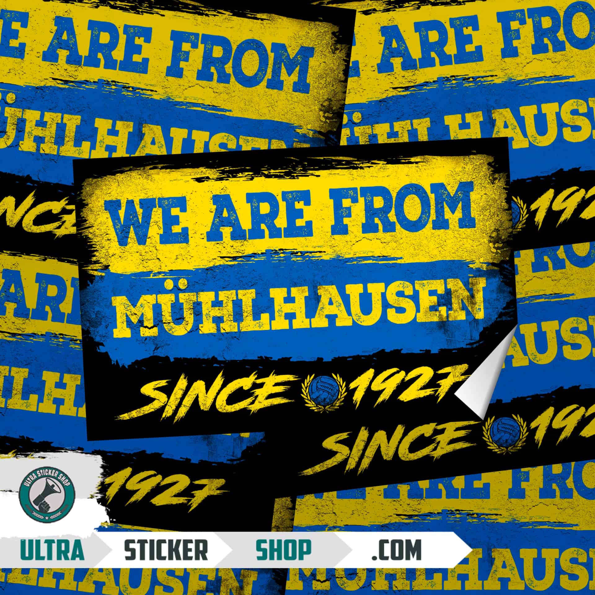 We Are From Mühlhausen 1927 Aufkleber
