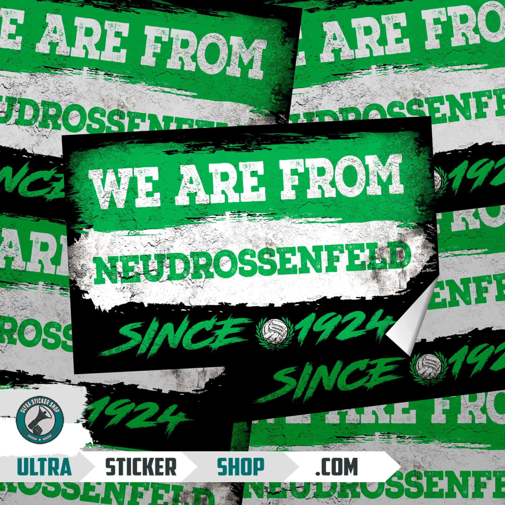 We Are From Neudrossenfeld 1924 Aufkleber