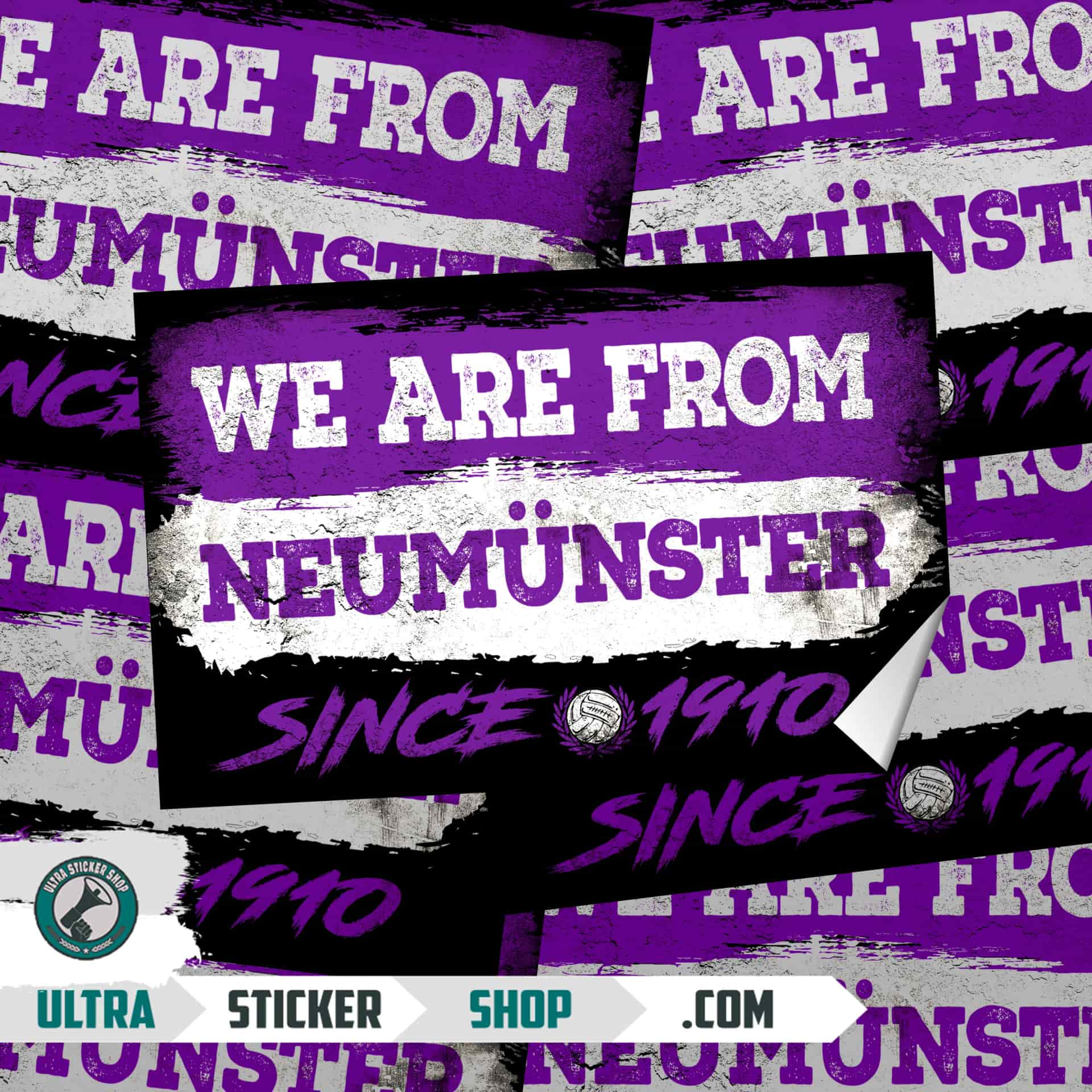 We Are From Neumünster 1910 Aufkleber