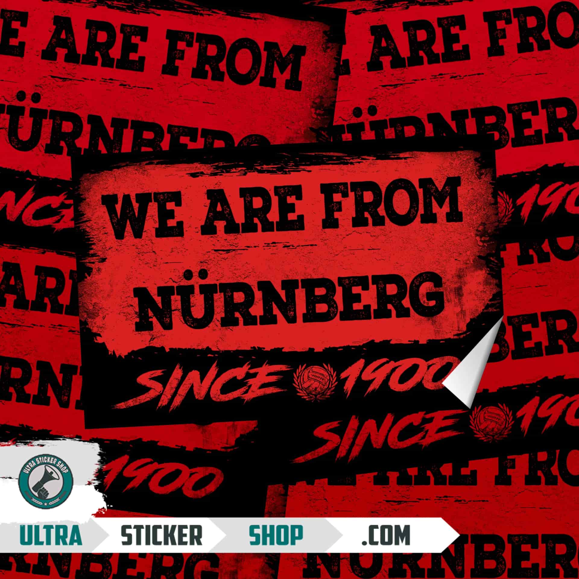 We are from Nürnberg since 1900 Aufkleber