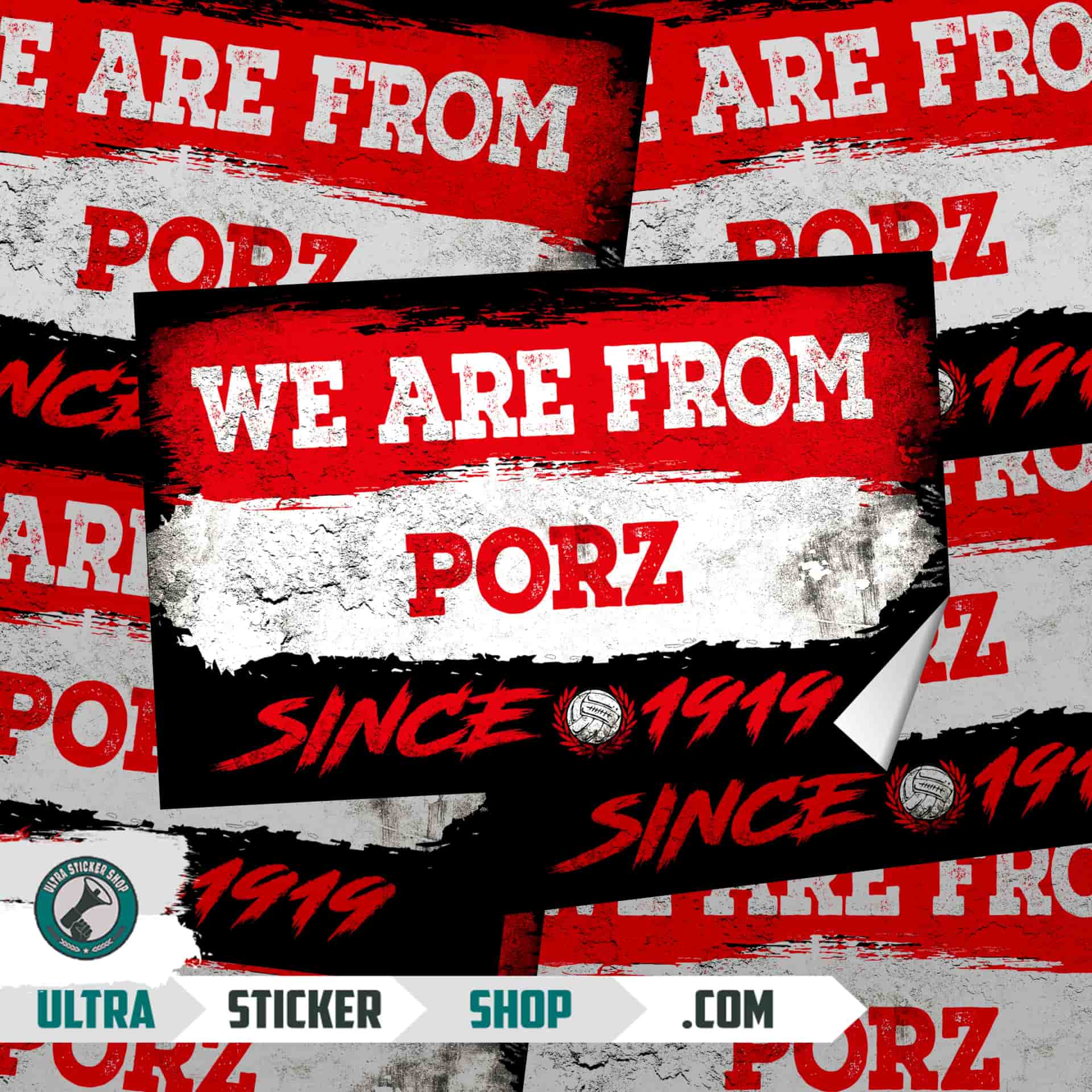 We Are From Porz 1919 Aufkleber