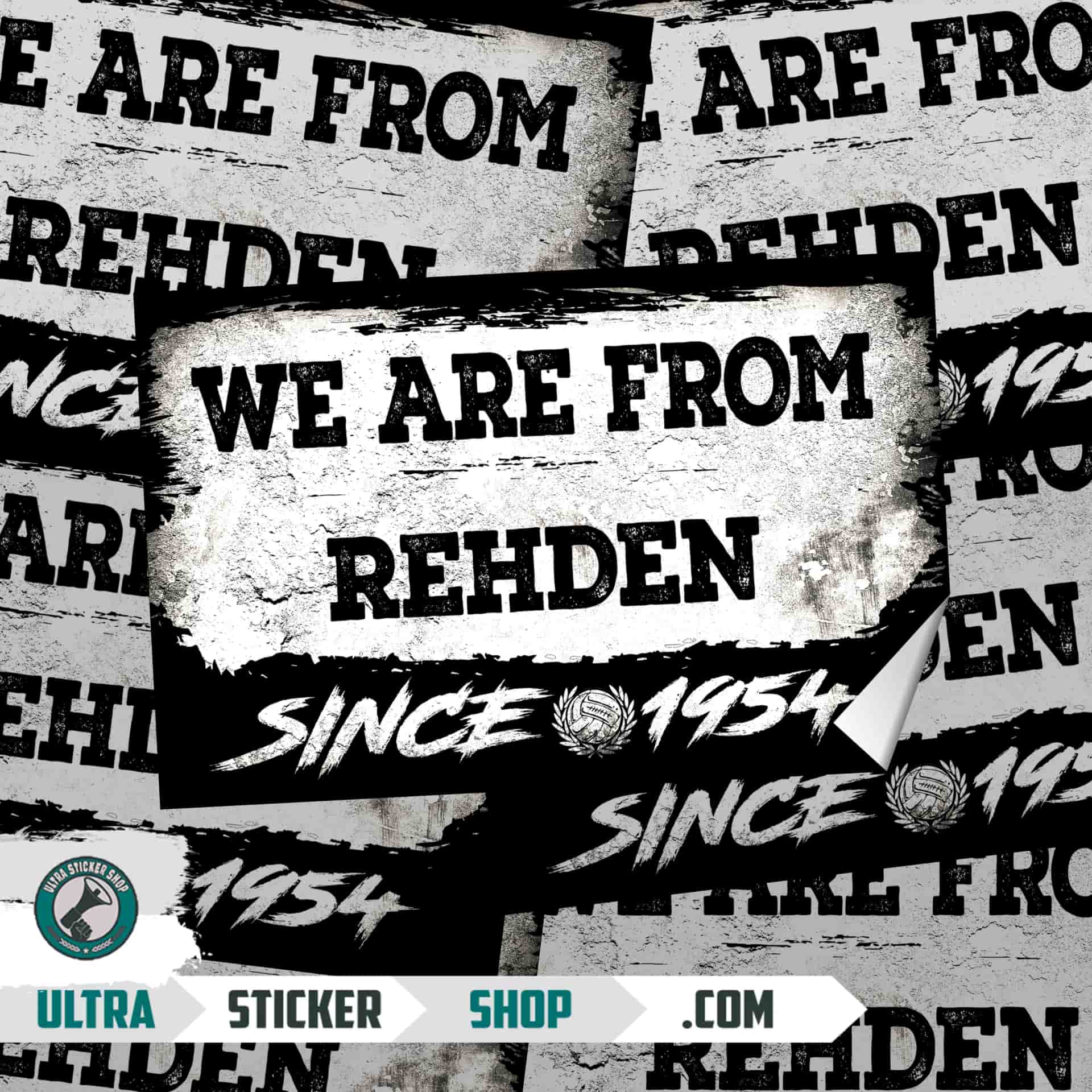 We Are From Rehden 1954 Aufkleber
