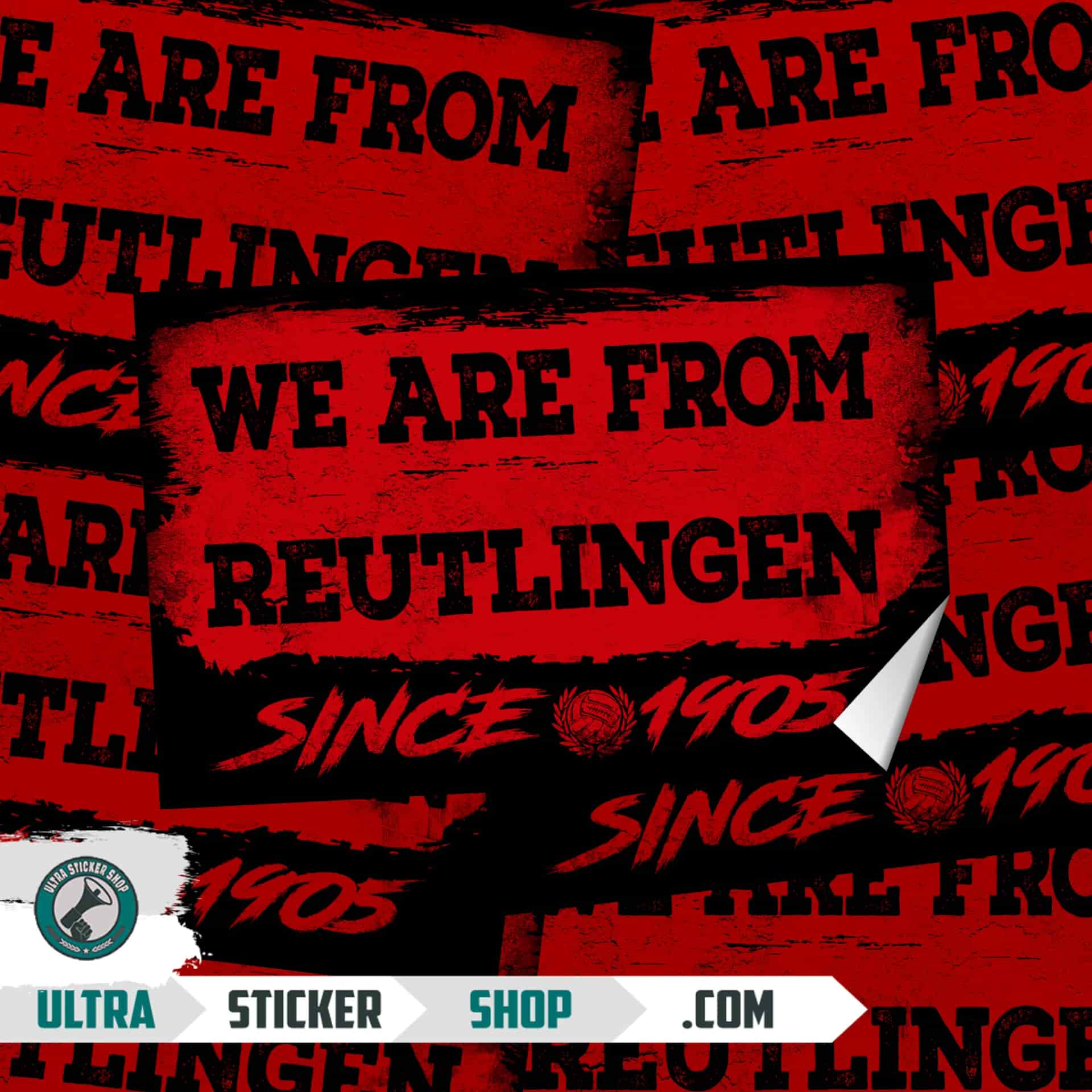 We Are From Reutlingen 1905 Aufkleber
