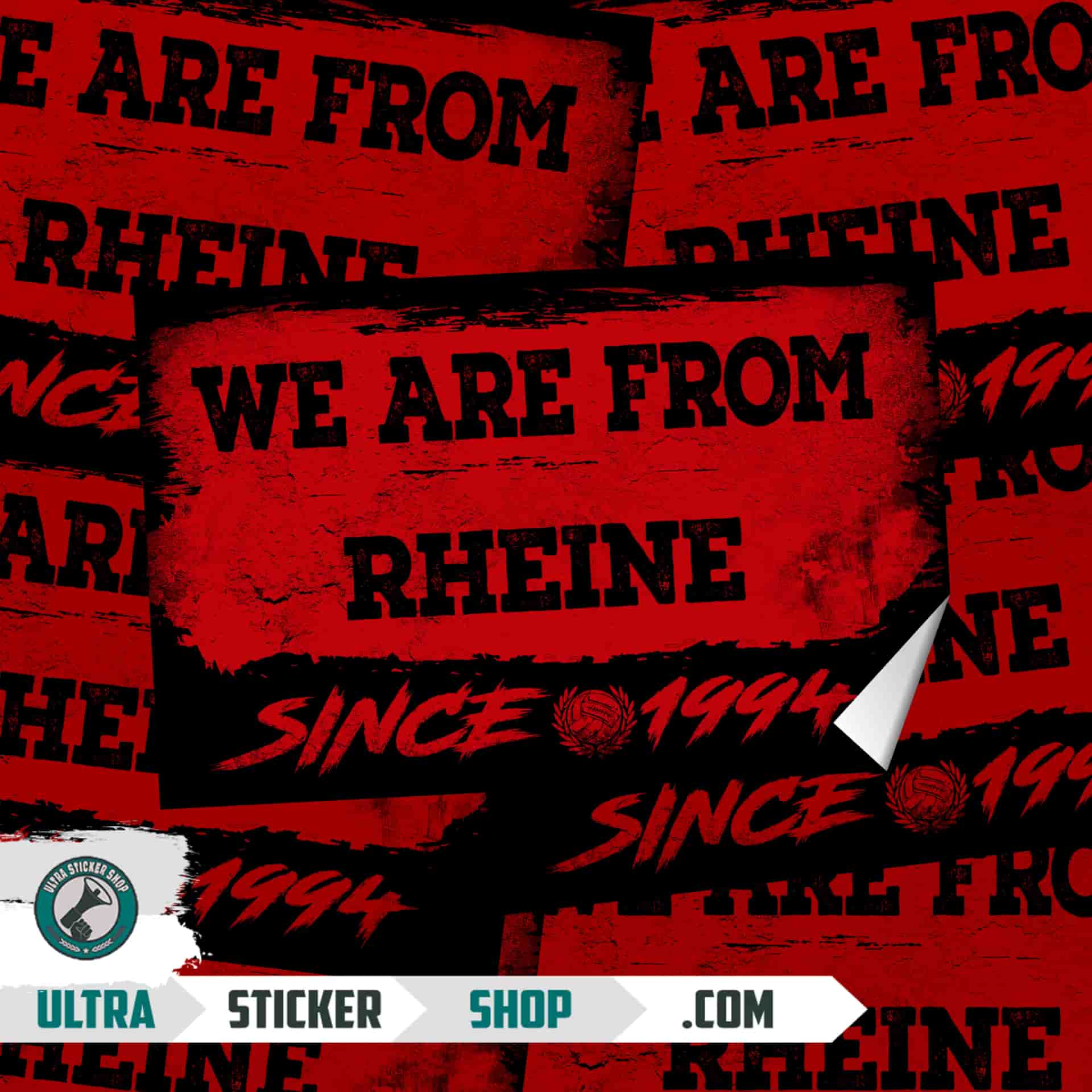 We Are From Rheine 1994 Aufkleber
