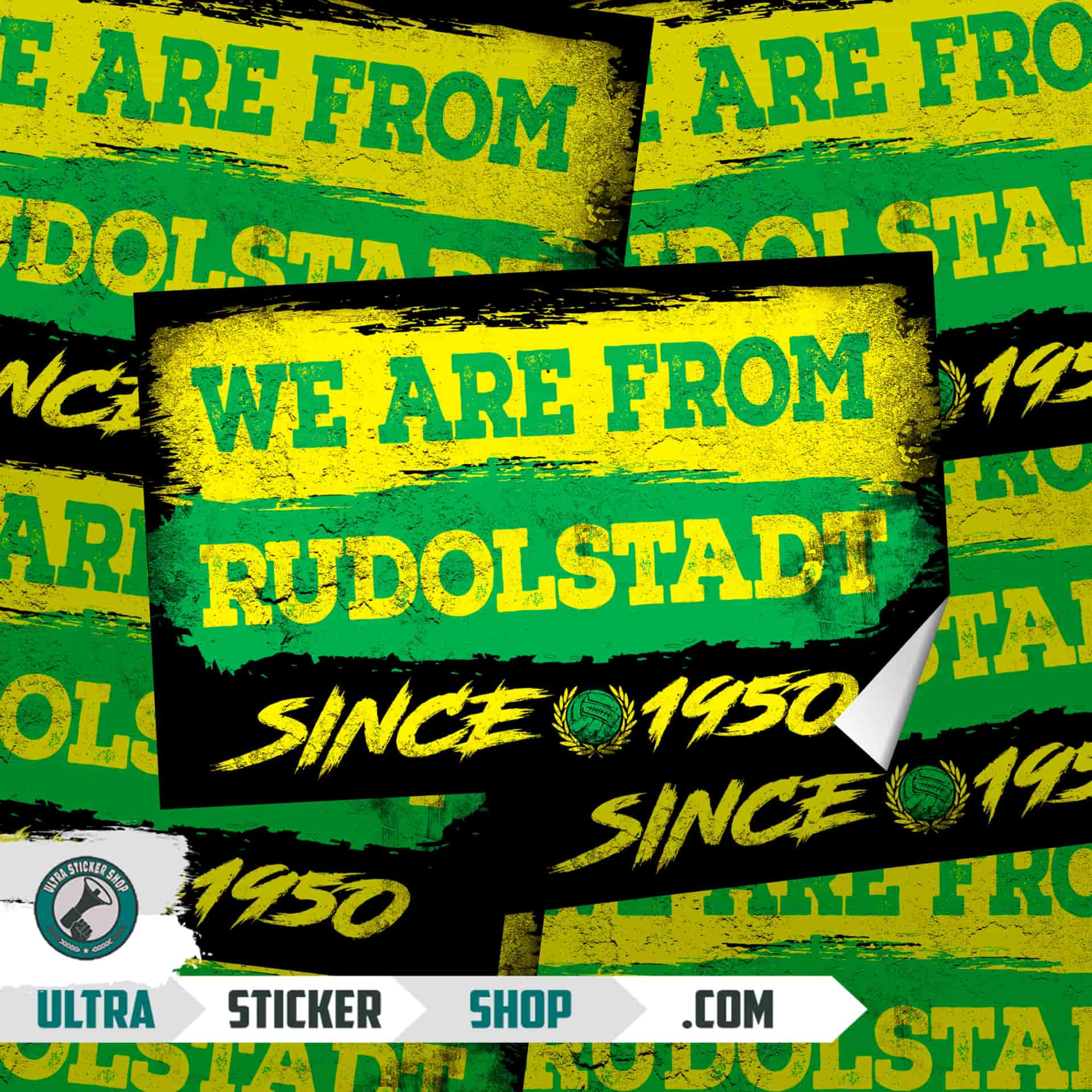 We Are From Rudolstadt 1950 Aufkleber