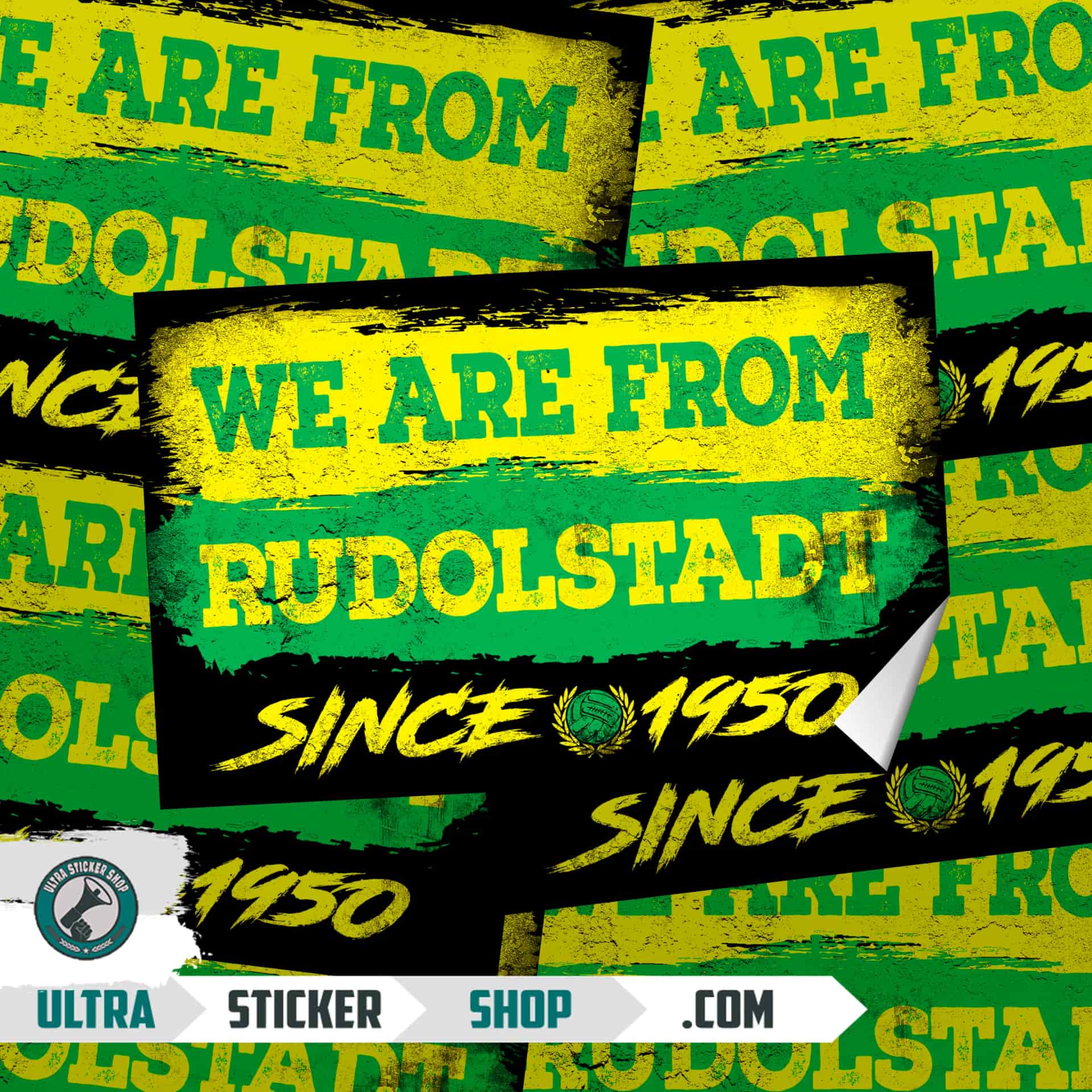 We Are From Rudolstadt 1950 Aufkleber
