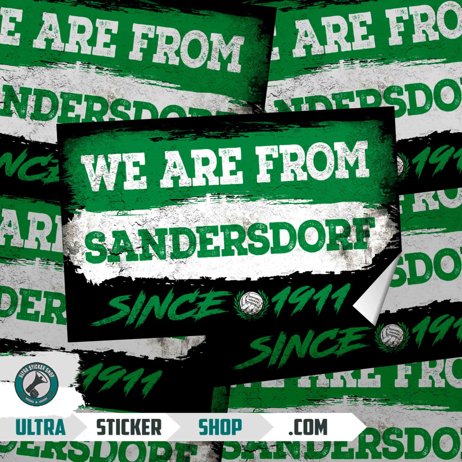 We Are From Sandersdorf 1911 Aufkleber