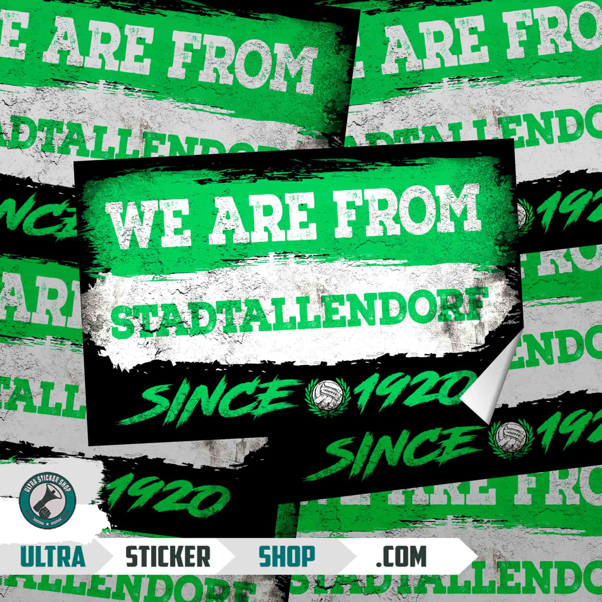 We Are From Stadtallendorf 1920 Aufkleber