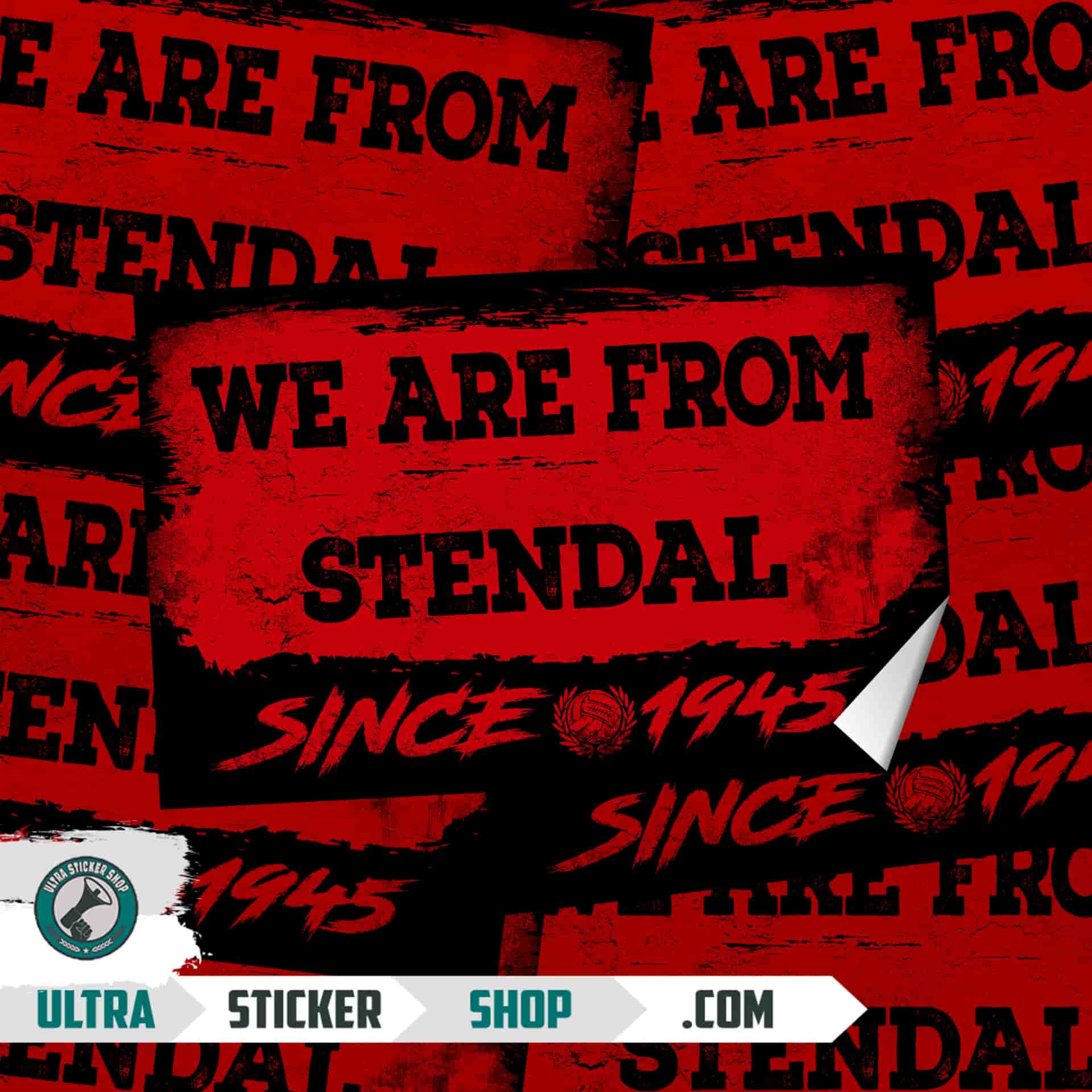 We Are From Stendal 1945 Aufkleber