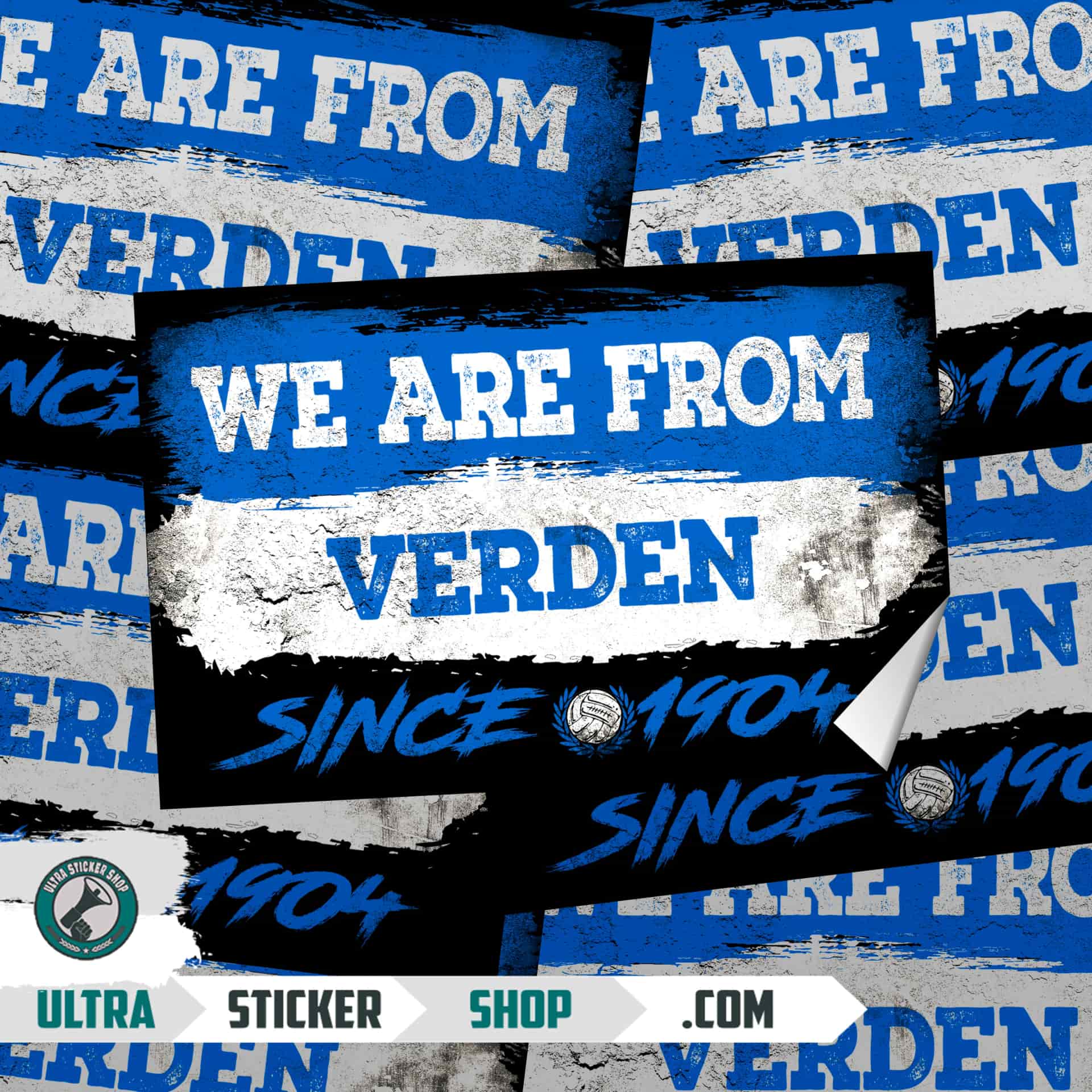 We Are From Verden 1904 Aufkleber