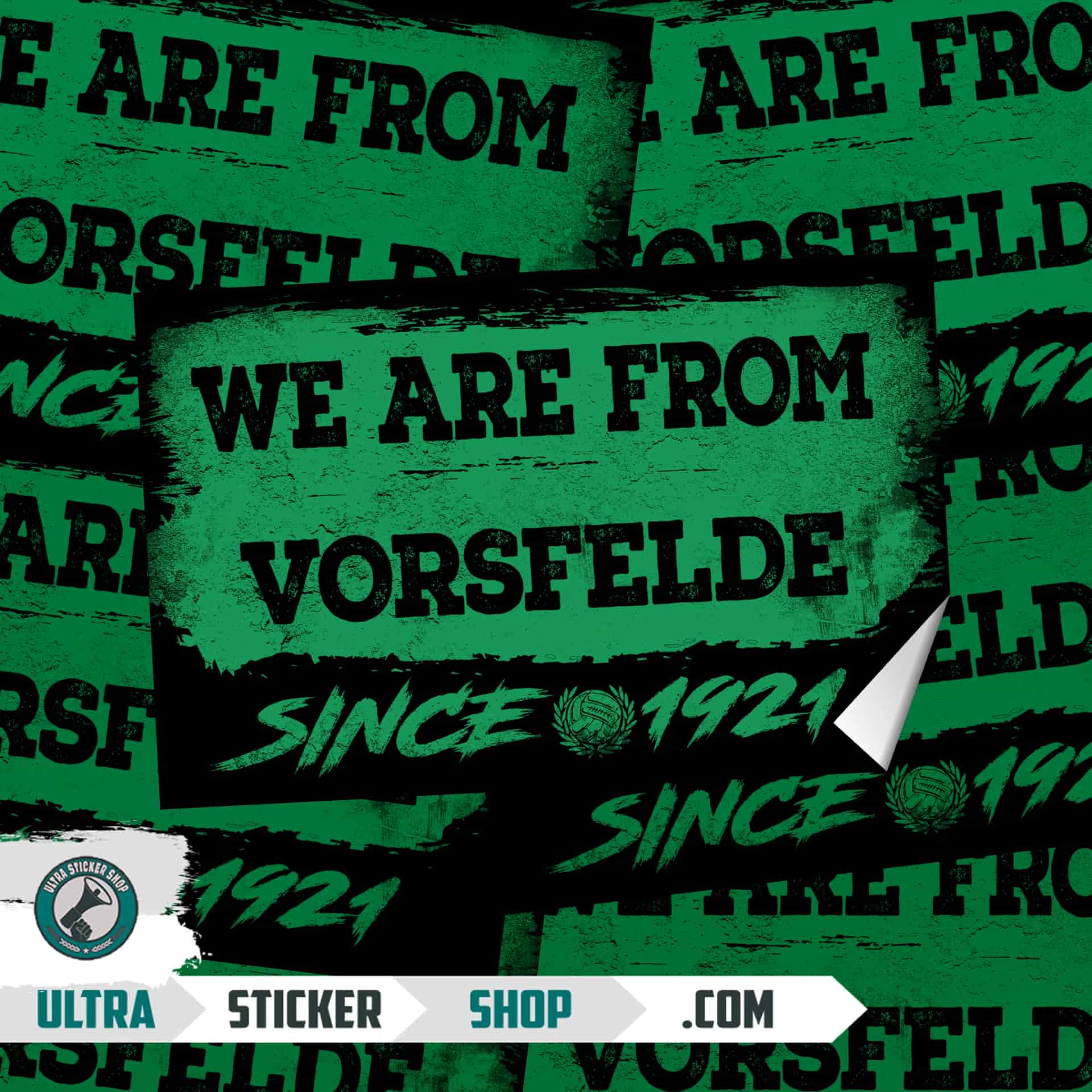We Are From Vorsfelde 1921 Aufkleber