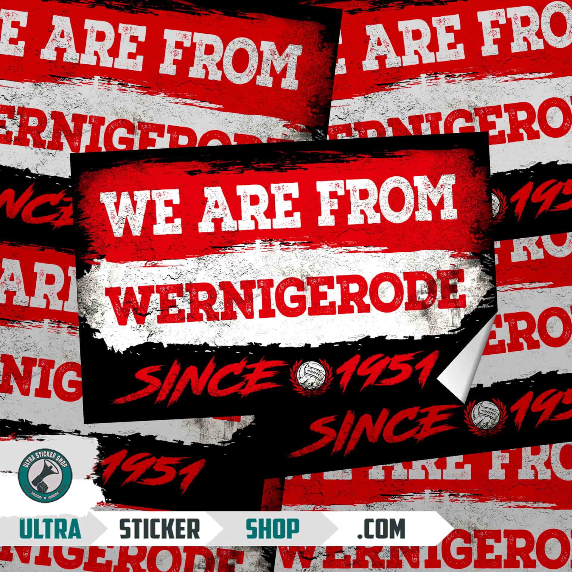 We Are From Wernigerode 1951 Aufkleber
