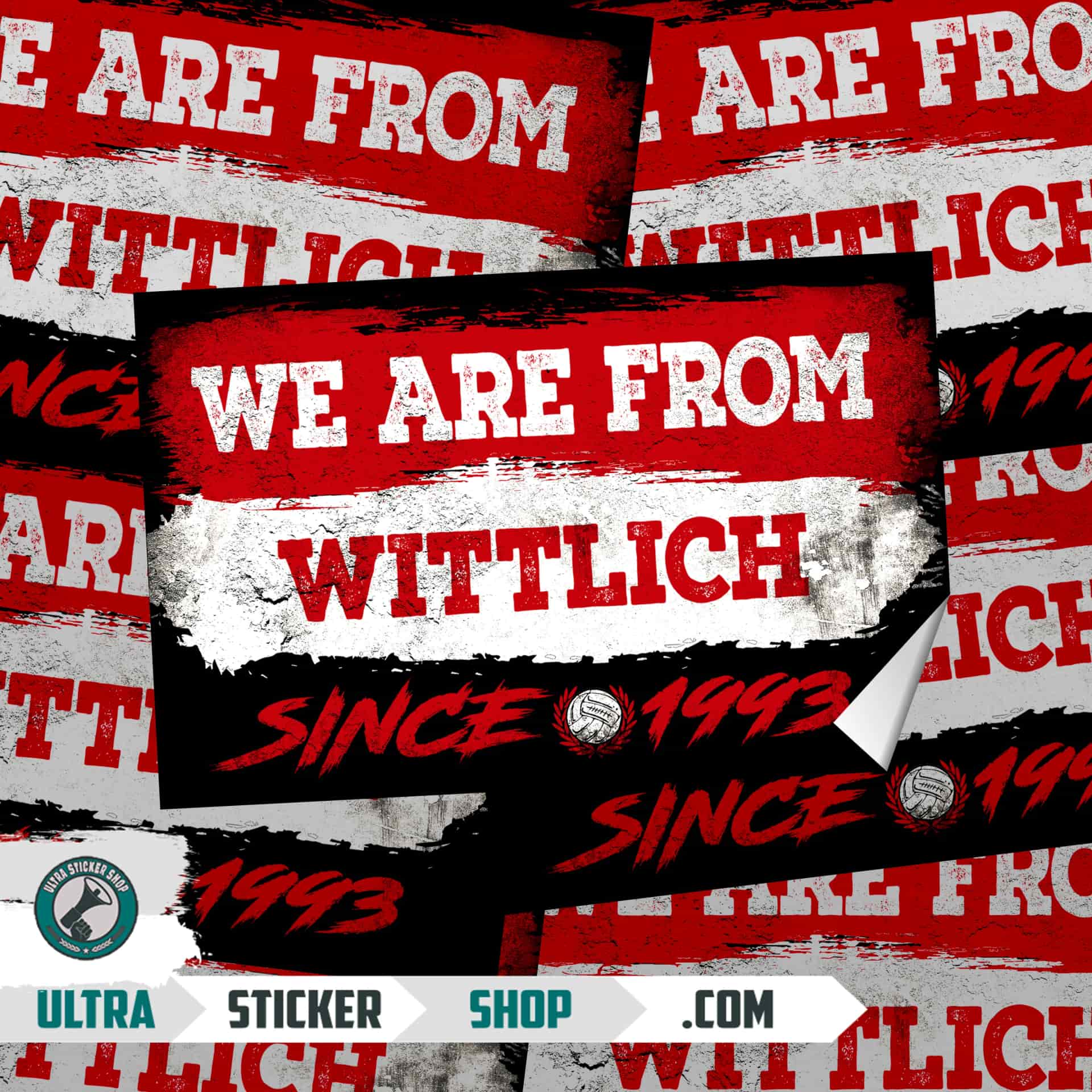 We Are From Wittlich 1993 Aufkleber