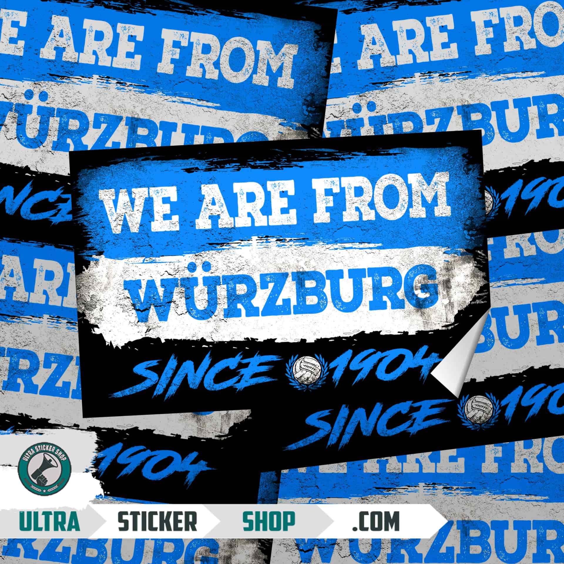 We Are From Würzburg 1904 Aufkleber