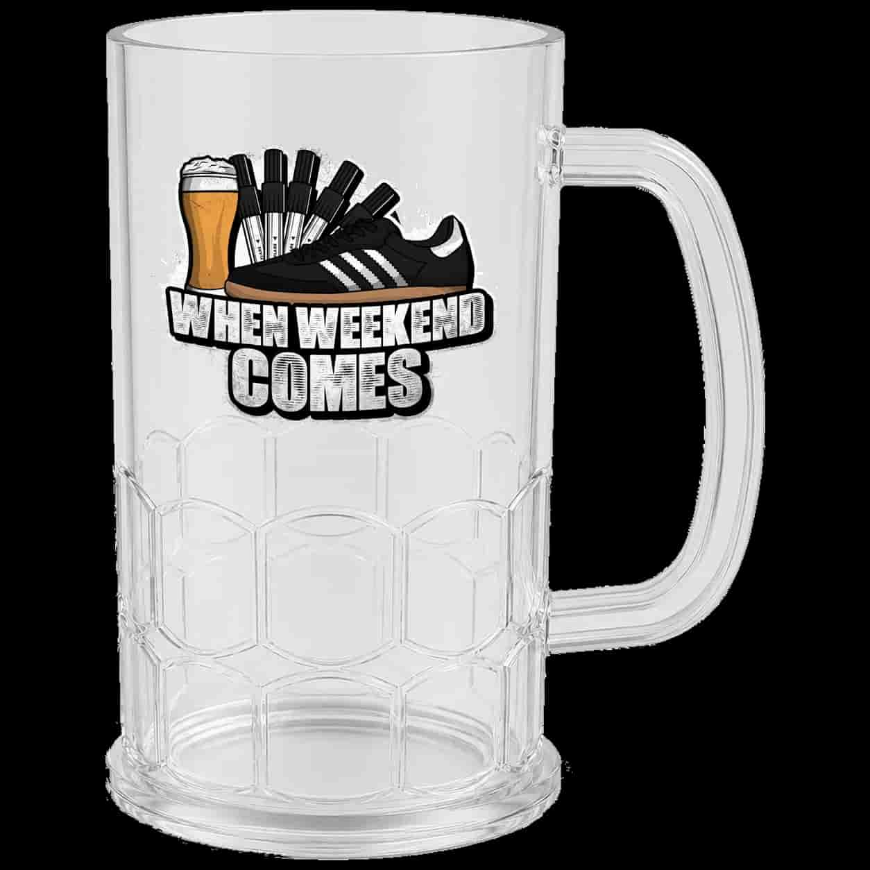When weekend comes Bierkrug