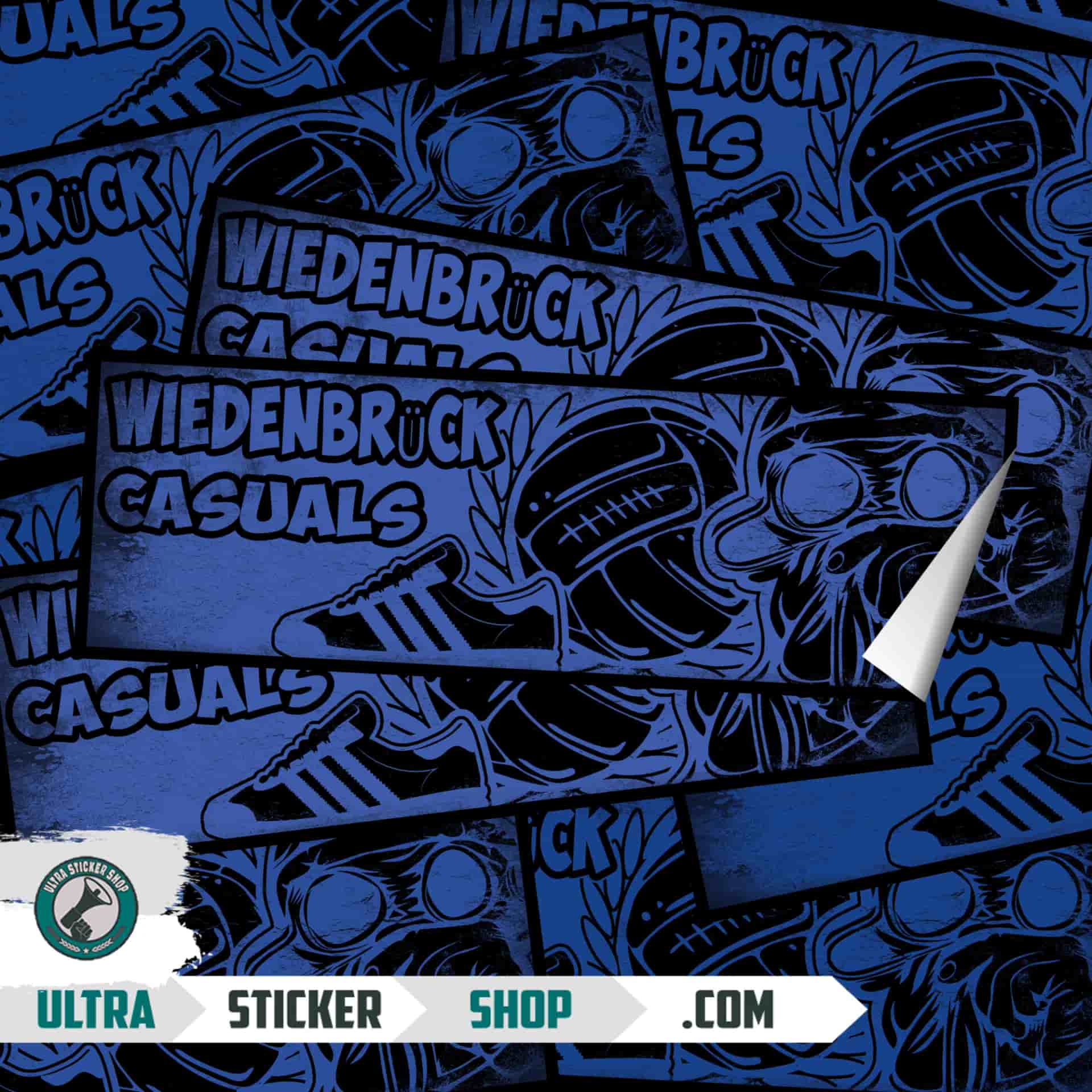 Wiedenbrück casuals Aufkleber