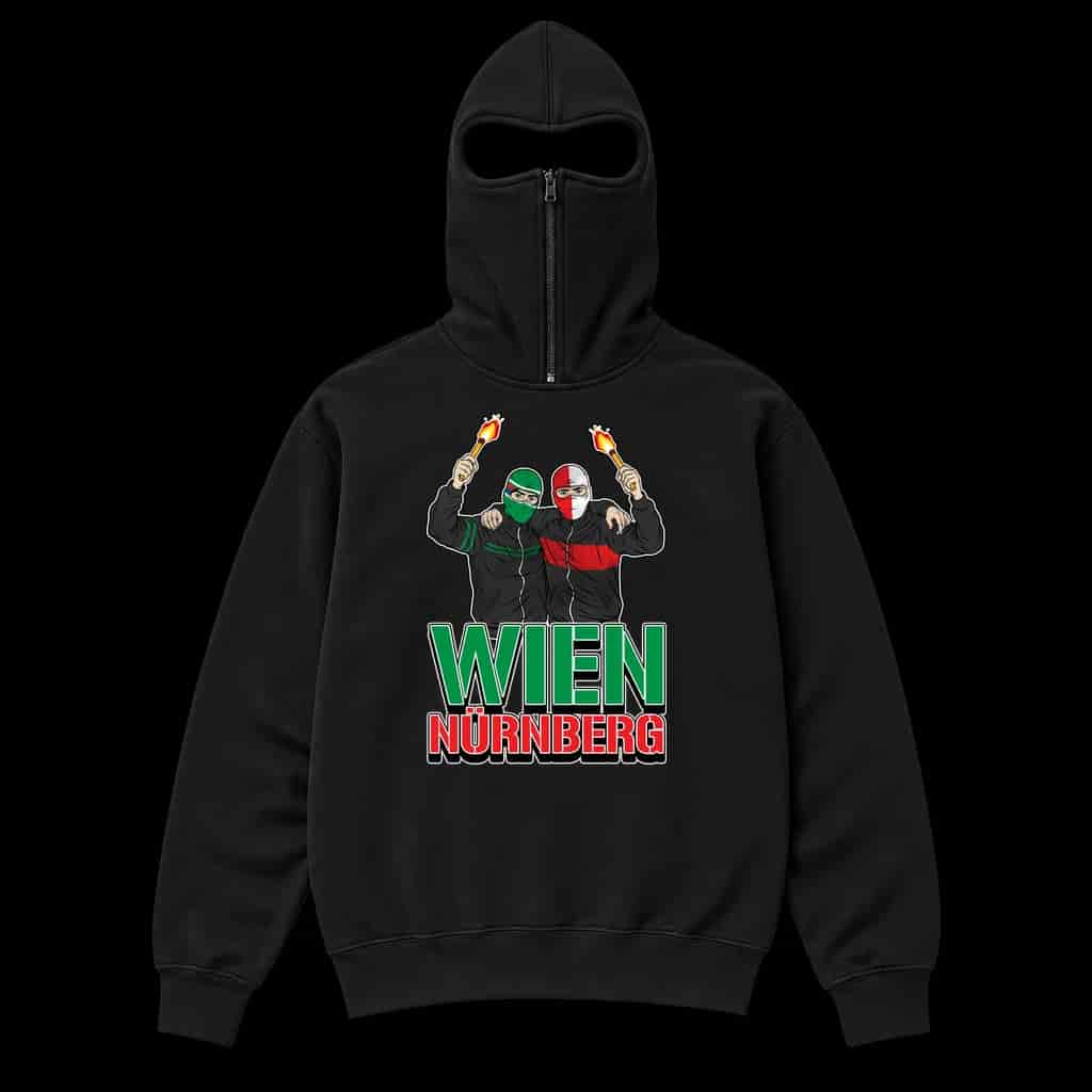 Wien X Nürnberg Ninja Kapuzenpullover