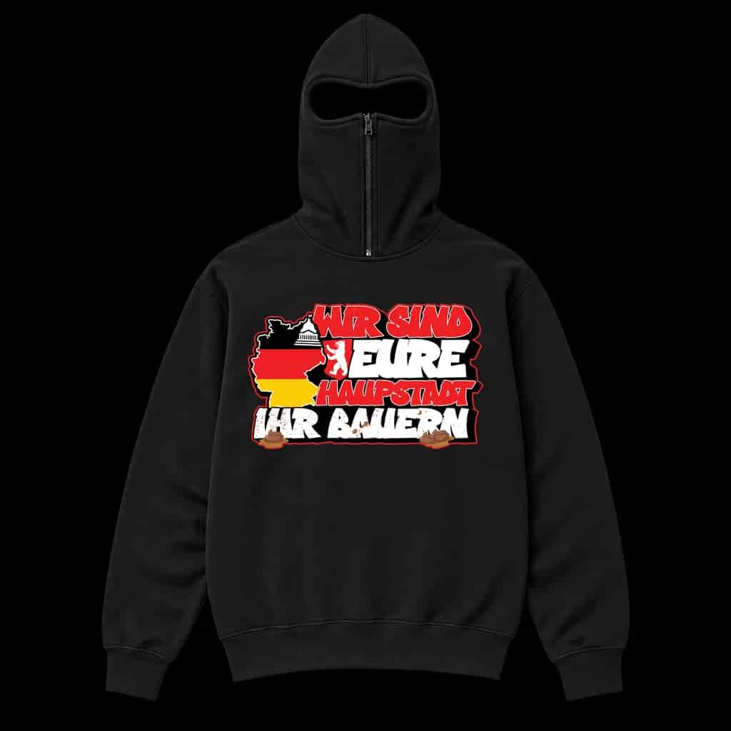 Wir sind eure haupstadt ihr bauern Ninja Kapuzenpullover