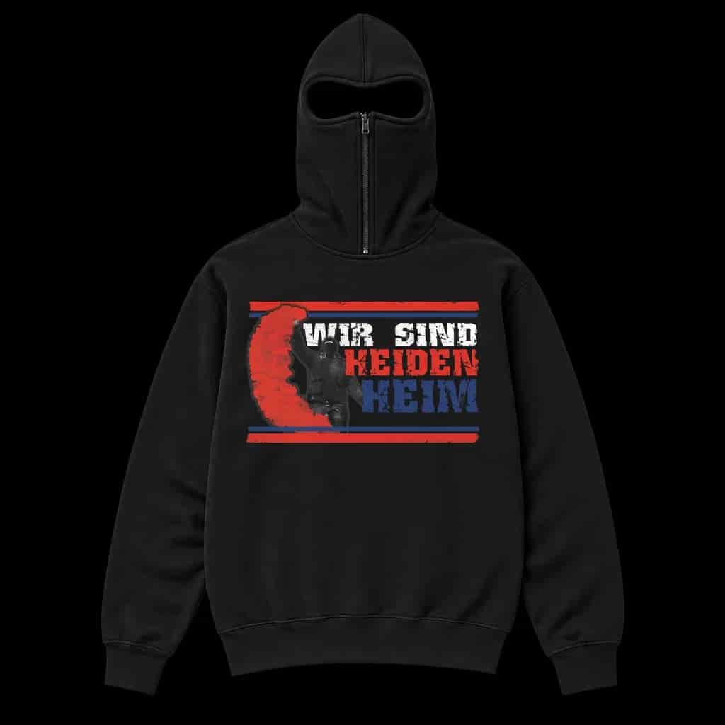 Wir sind Heidenheim Ninja Kapuzenpullover
