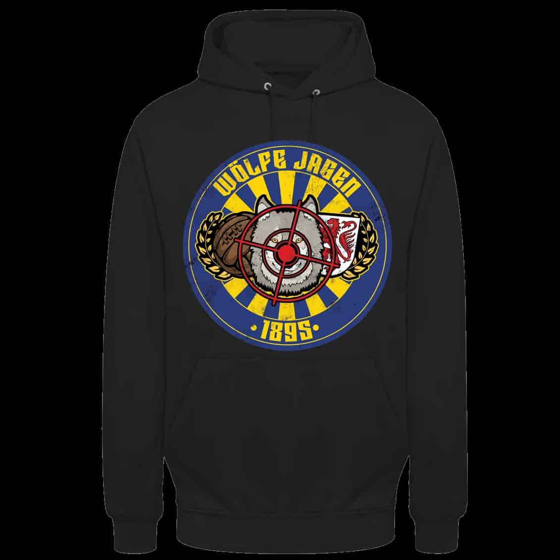 Wölfe jagen Hoodie