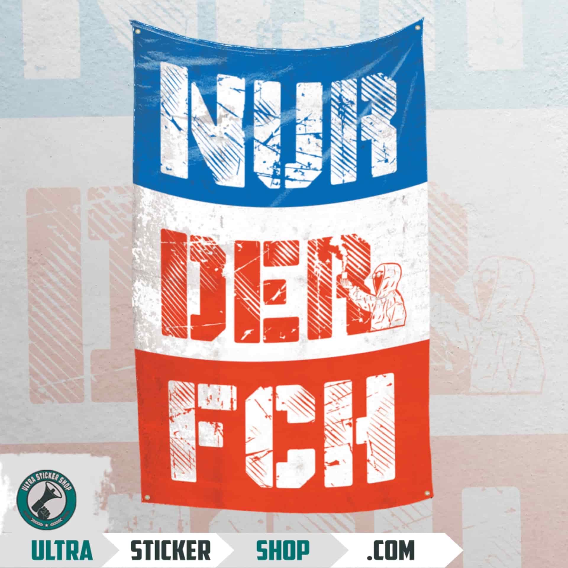 Nur der FCH Flagge