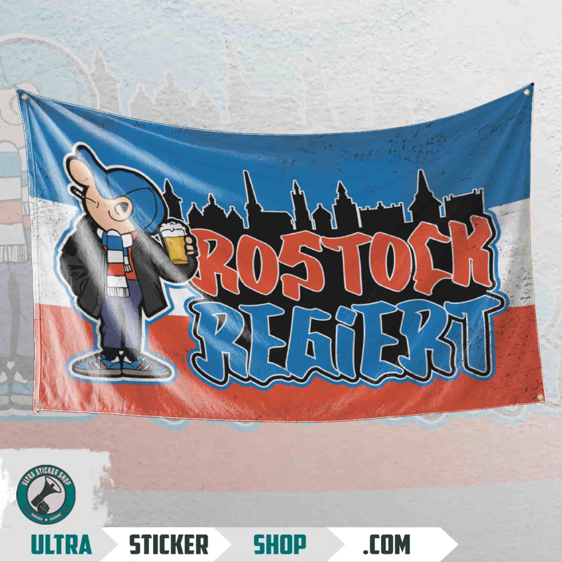 Rostock regiert Flagge