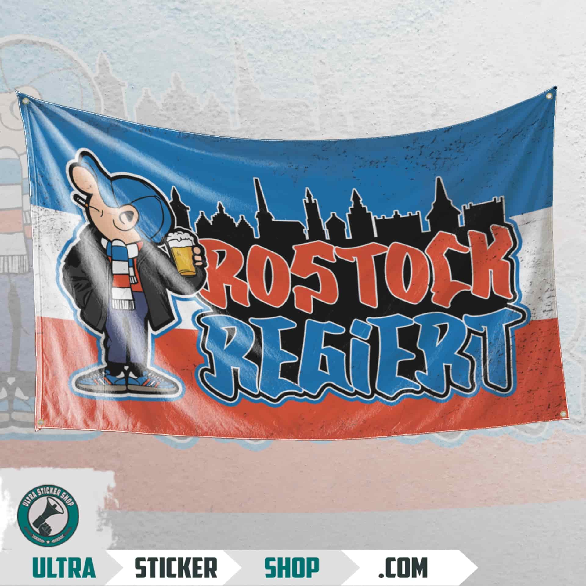 Rostock regiert Flagge