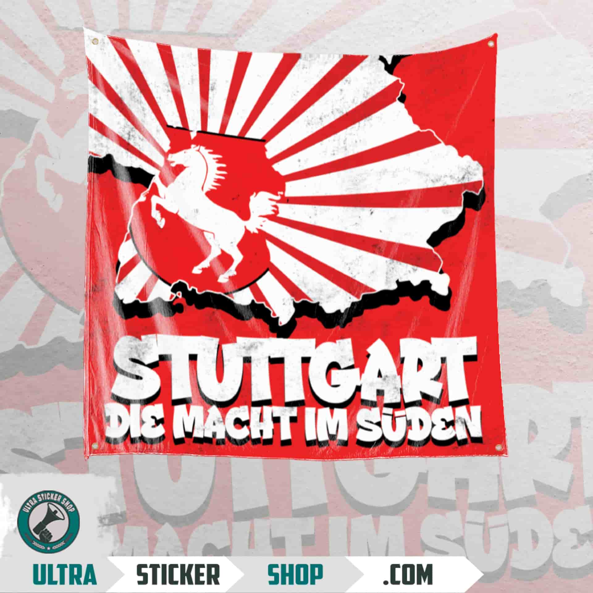 Stuttgart die macht im süden Flagge