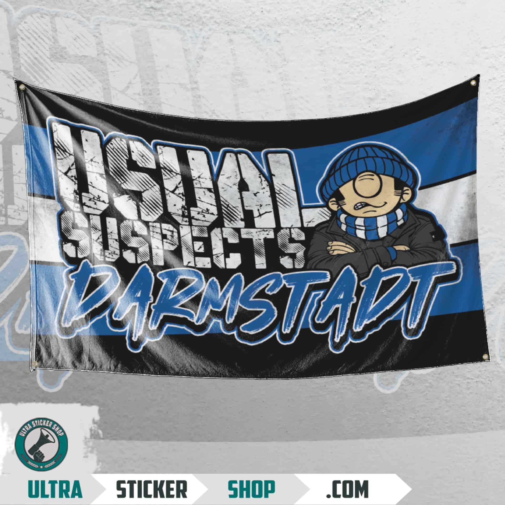 usual suspects Darmstadt Flagge