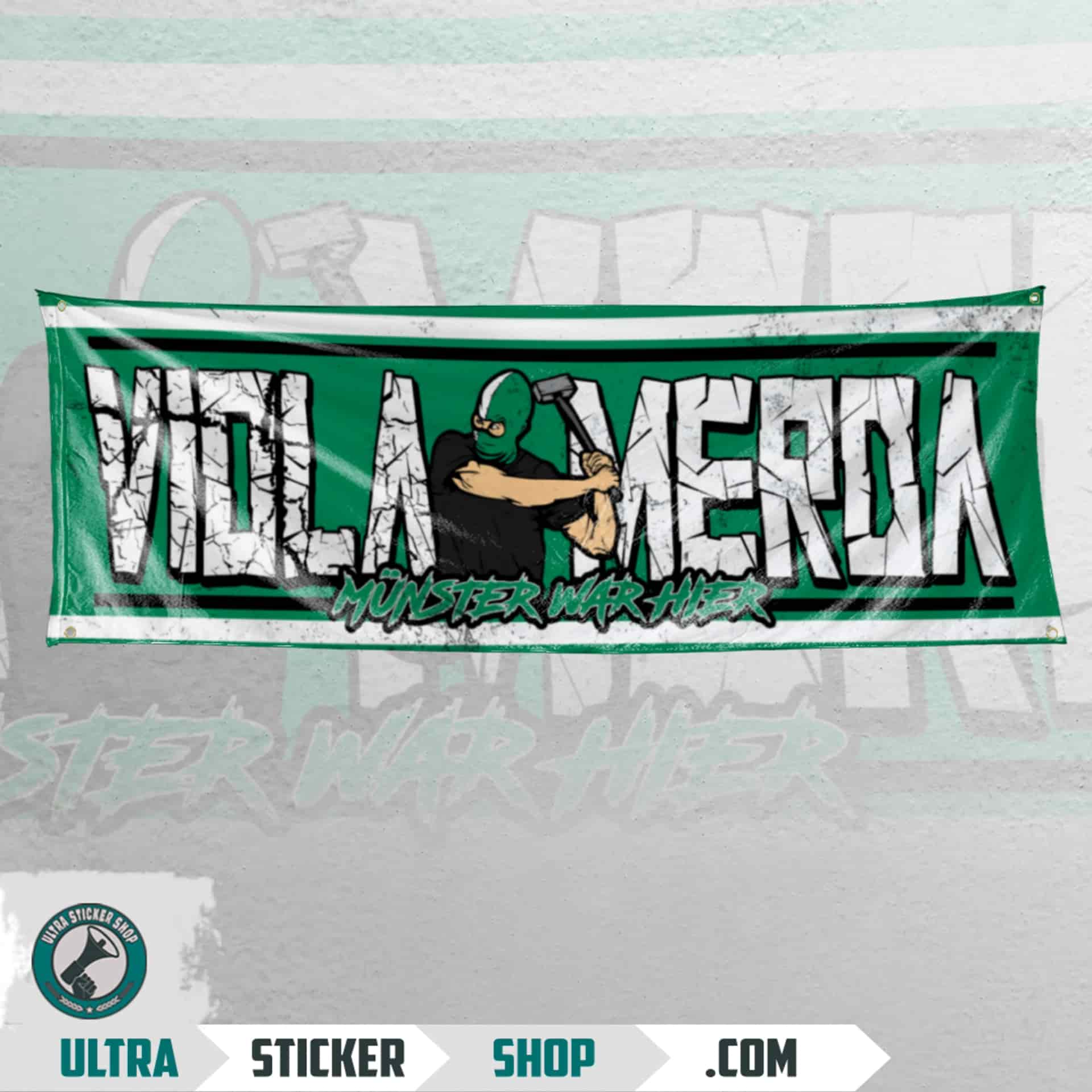Viola merda Flagge