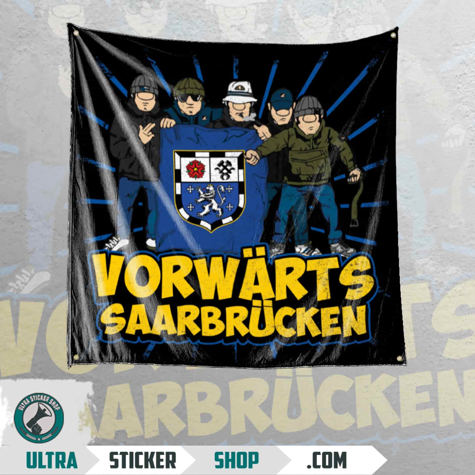 Vorwärts Saarbrücken Flagge