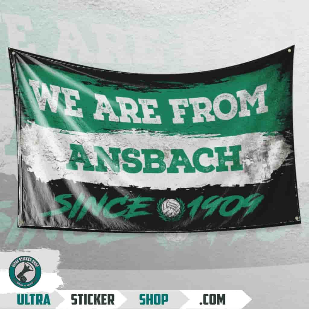 We Are From Ansbach 1909 Flagge