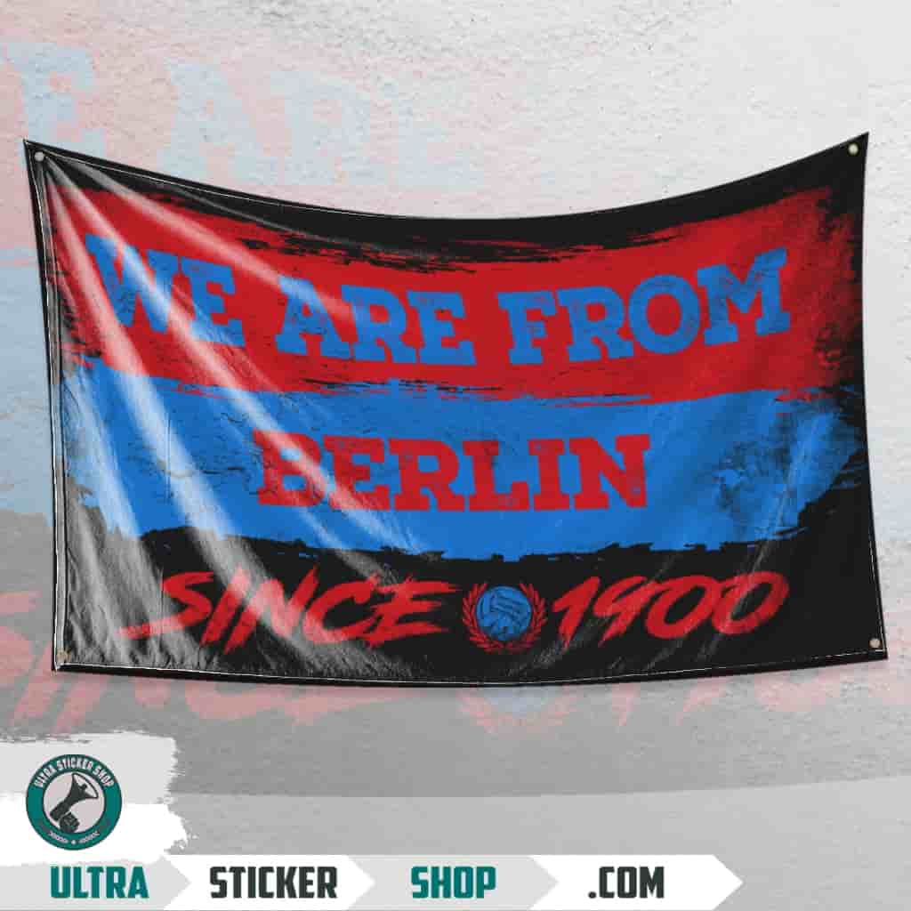 We Are From Berlin 1900 Flagge