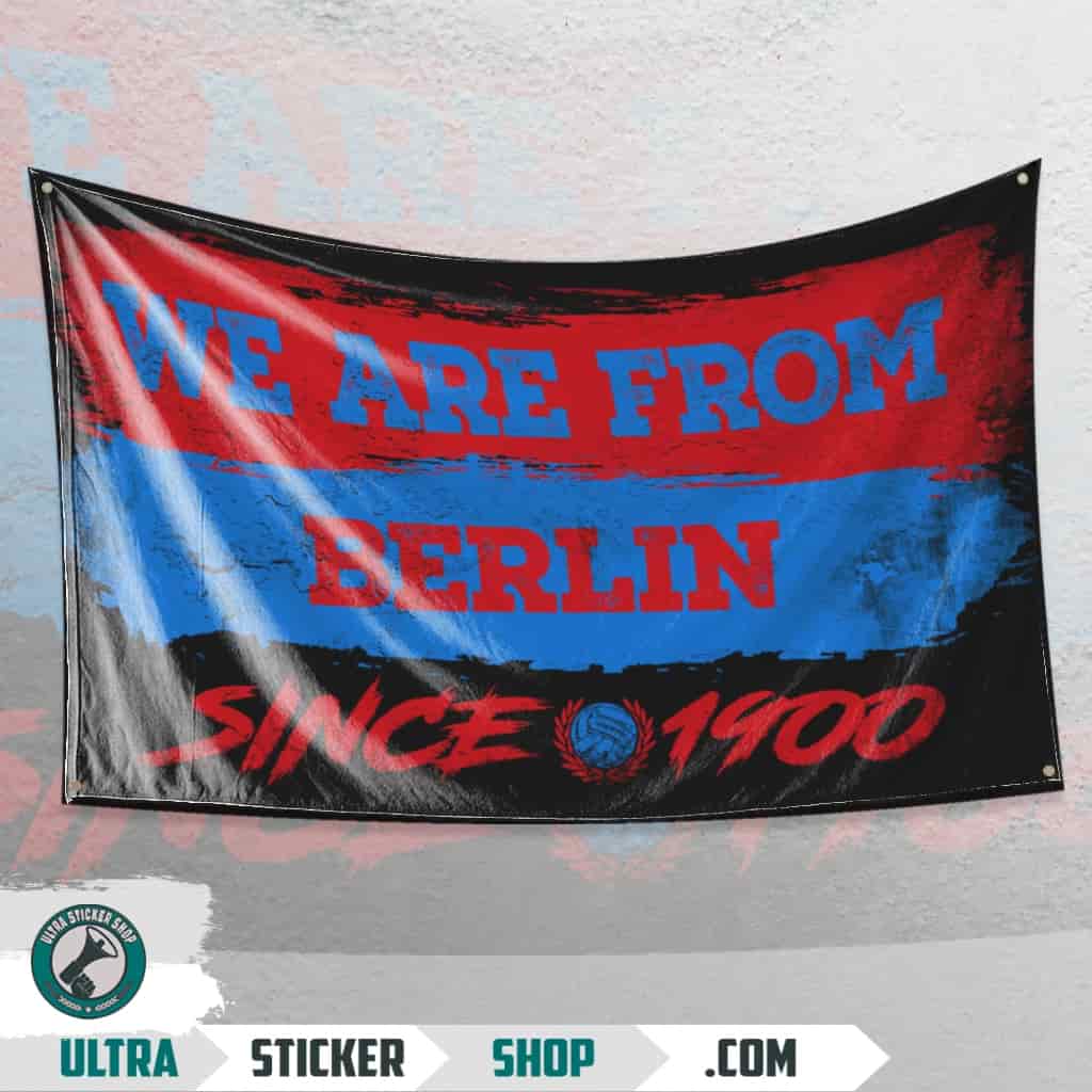 We Are From Berlin 1900 Flagge