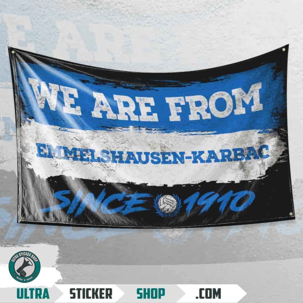 We Are From Emmelshausen-Karbac 1910 Flagge