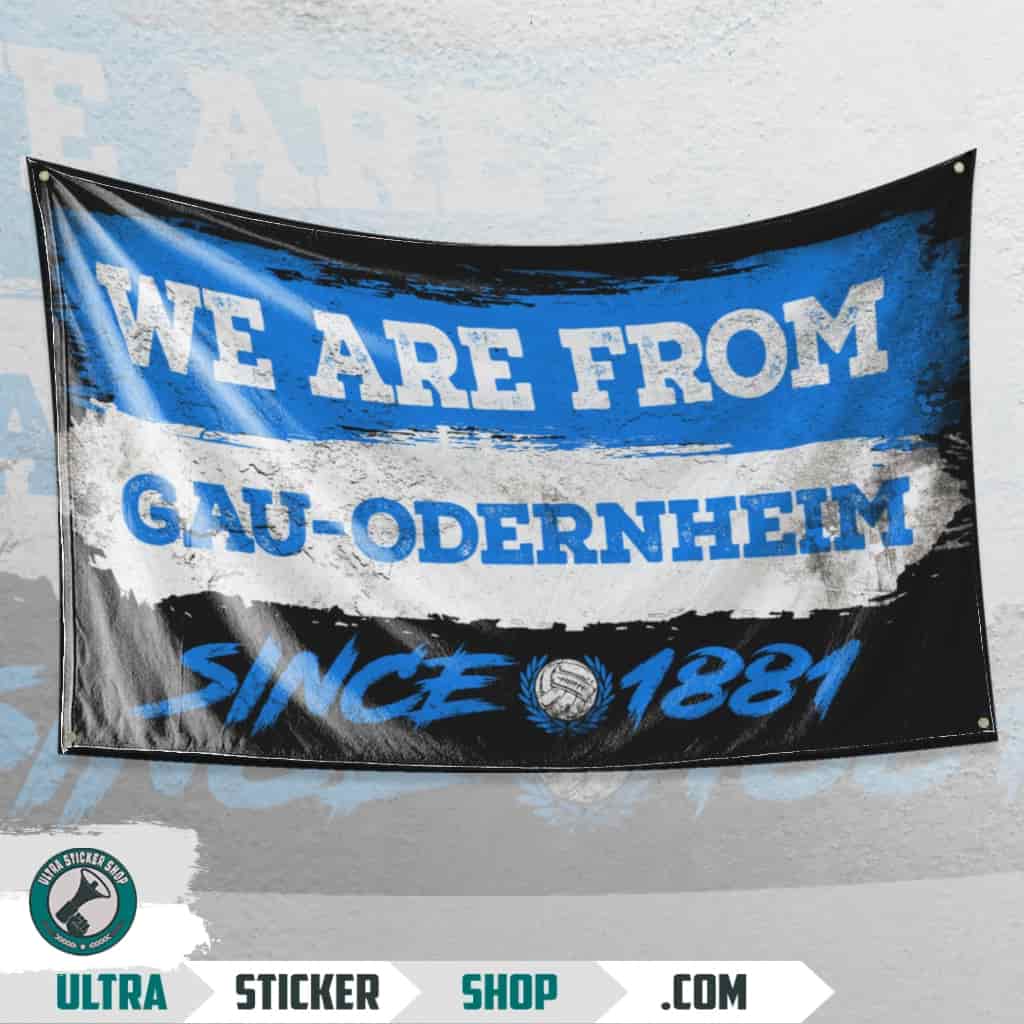 We Are From Gau-Odernheim 1881 Flagge