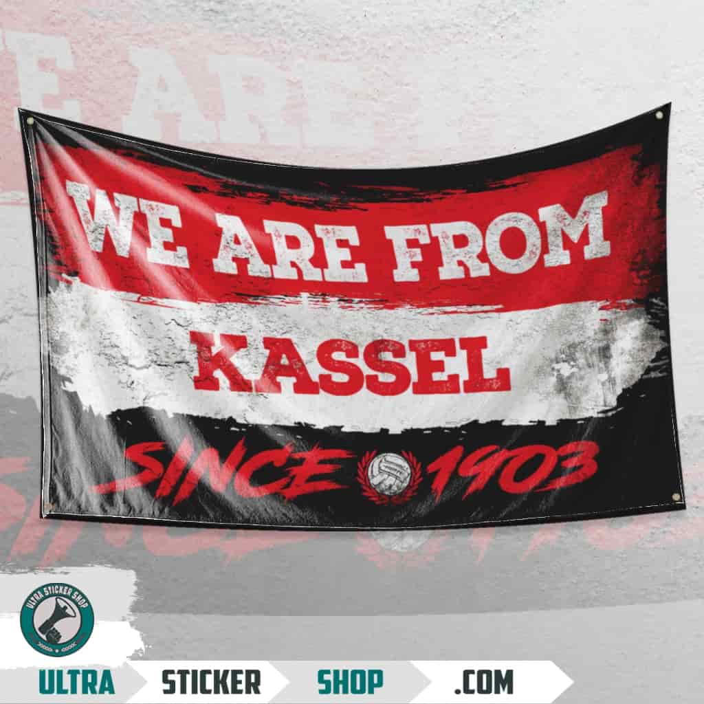 We Are From Kassel 1903 Flagge