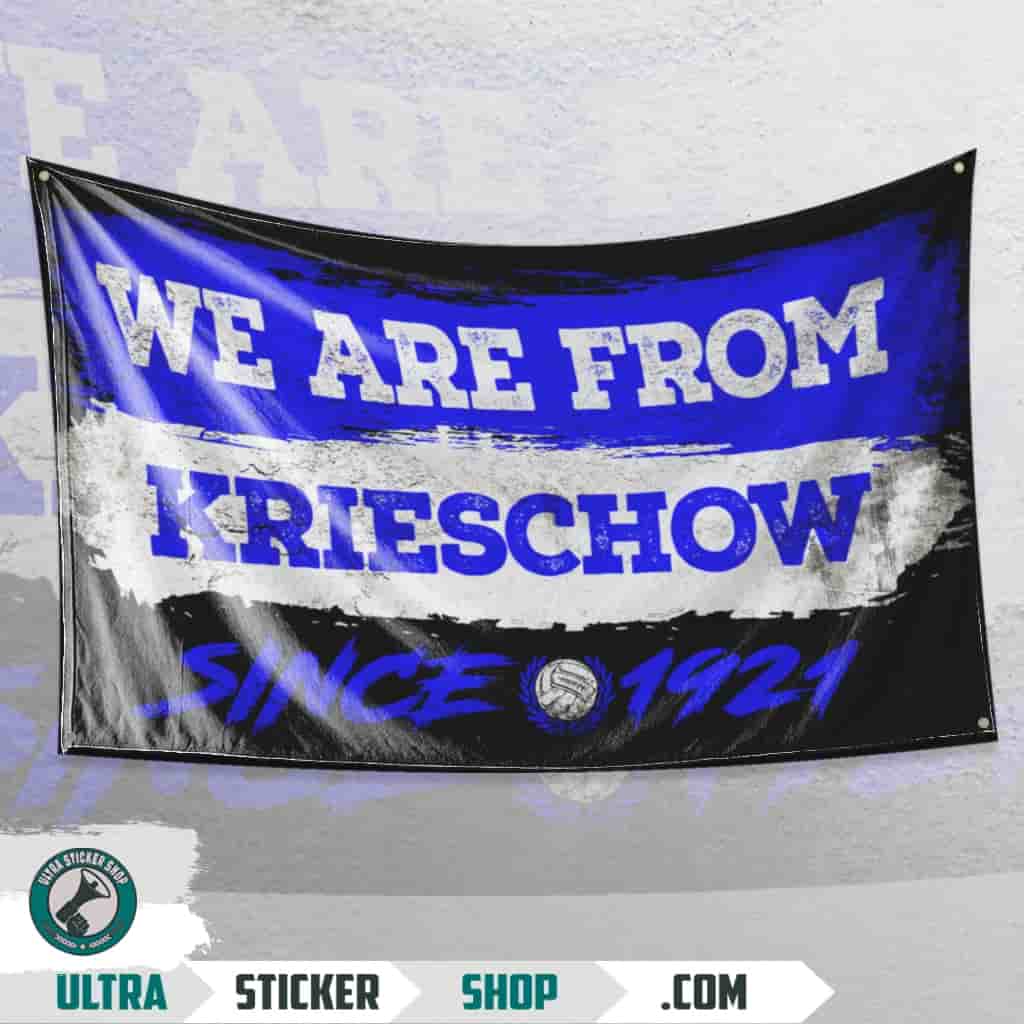 We Are From Krieschow 1921 Flagge