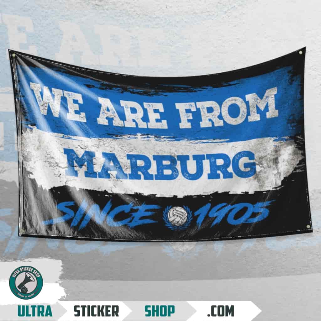 We Are From Marburg 1905 Flagge