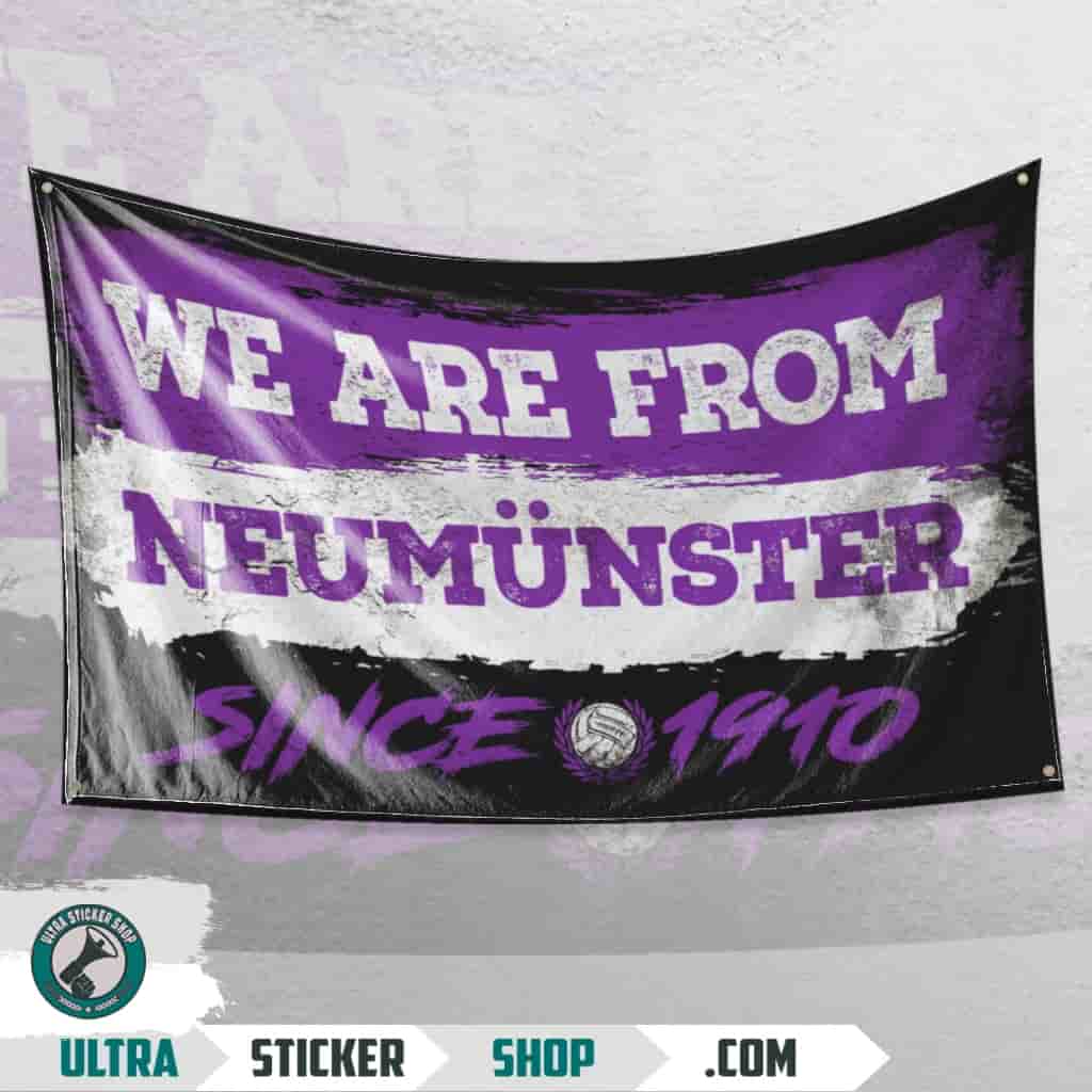 We Are From Neumünster 1910 Flagge