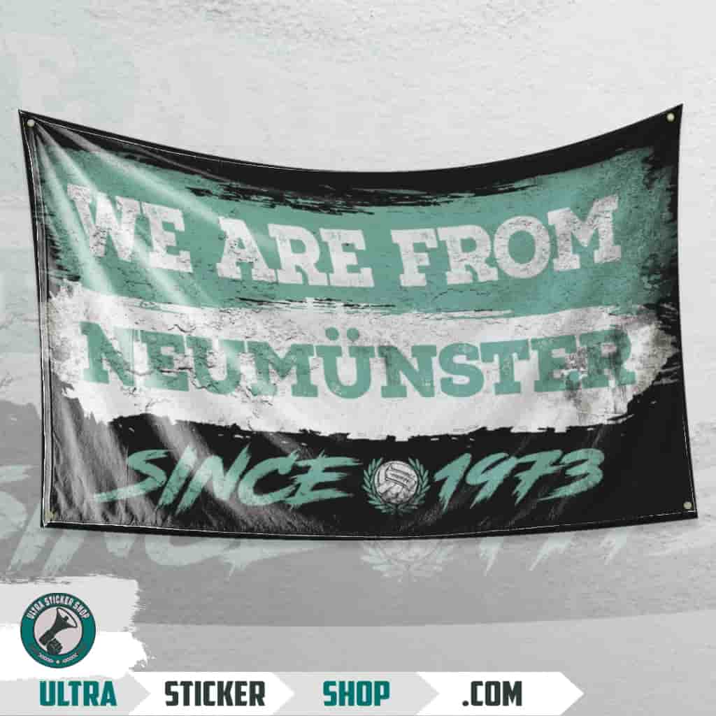 We Are From Neumünster 1973 Flagge