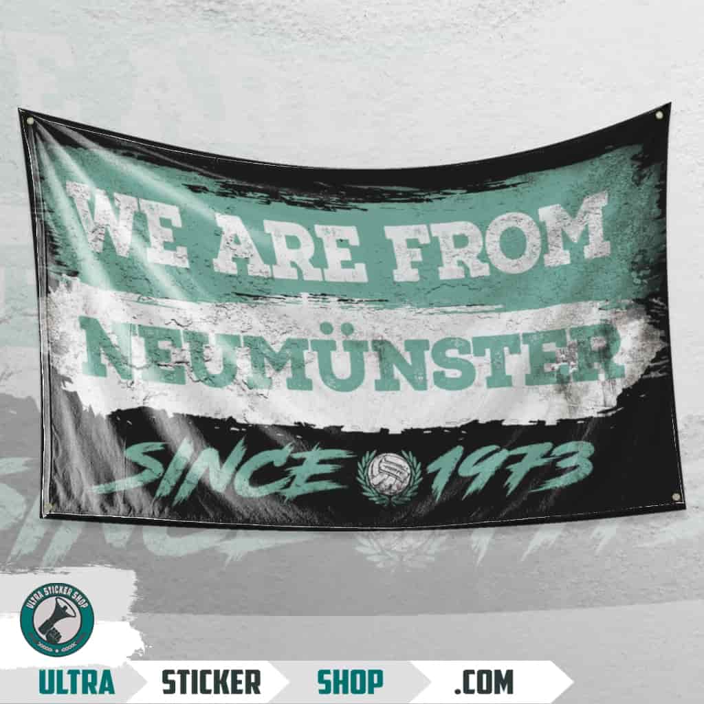 We Are From Neumünster 1973 Flagge